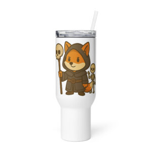 Fox Necromancer - Reisebecher mit Griff | 739 ml (25 oz) | 1.183 ml (40 oz)