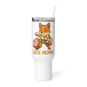 Dice Monk - Reisebecher mit Griff | 739 ml (25 oz) | 1.183 ml (40 oz)