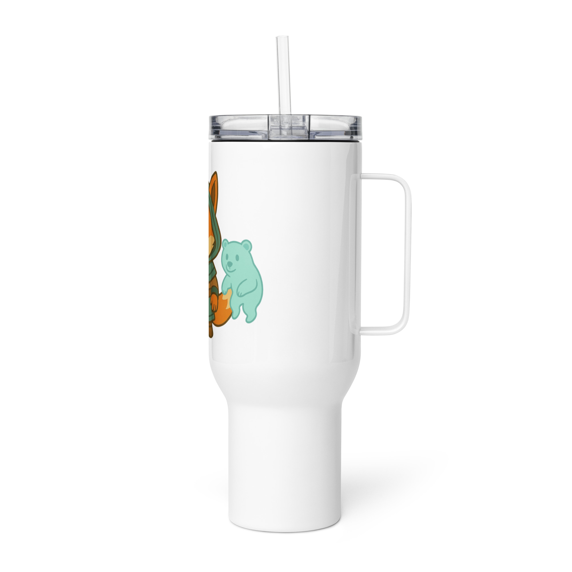 Dicefox Shaman - Reisebecher mit Griff | 739 ml (25 oz) | 1.183 ml (40 oz) – Bild 5