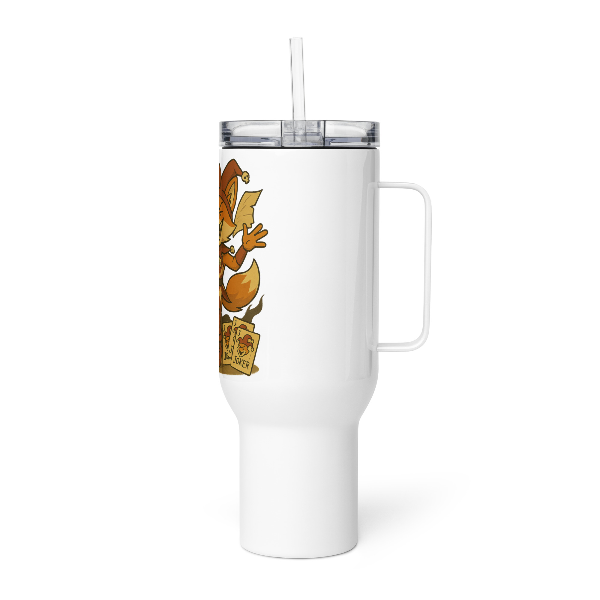 Dicefox Jester - Reisebecher mit Griff | 739 ml (25 oz) | 1.183 ml (40 oz) – Bild 5