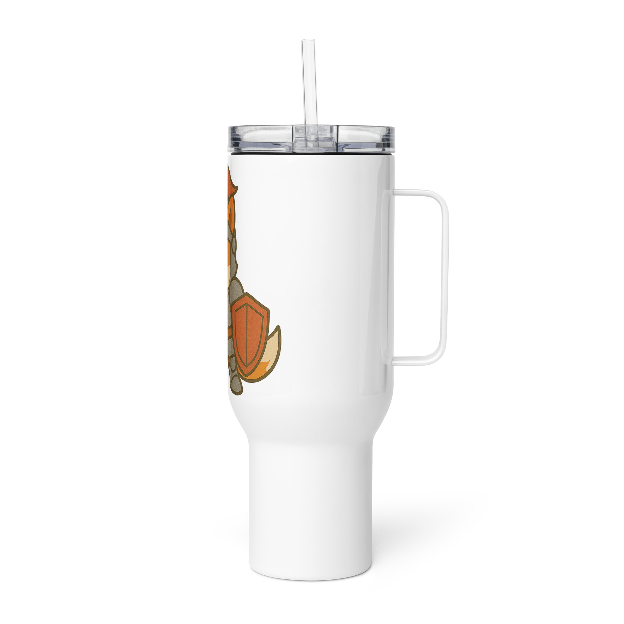Fox Knight - Reisebecher mit Griff | 739 ml (25 oz) | 1.183 ml (40 oz) – Bild 5
