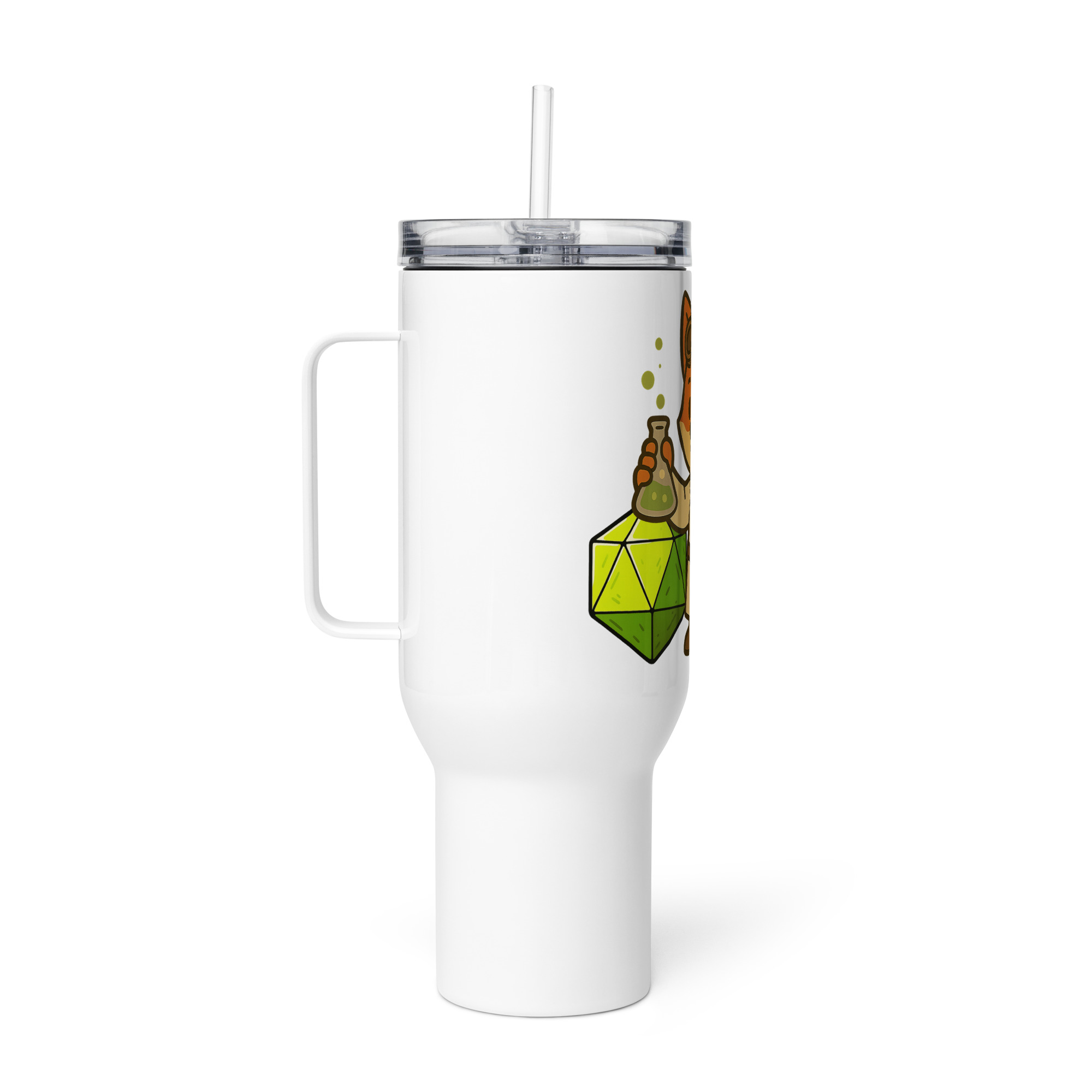 Dicefox Alchemist - Reisebecher mit Griff | 739 ml (25 oz) | 1.183 ml (40 oz) – Bild 6