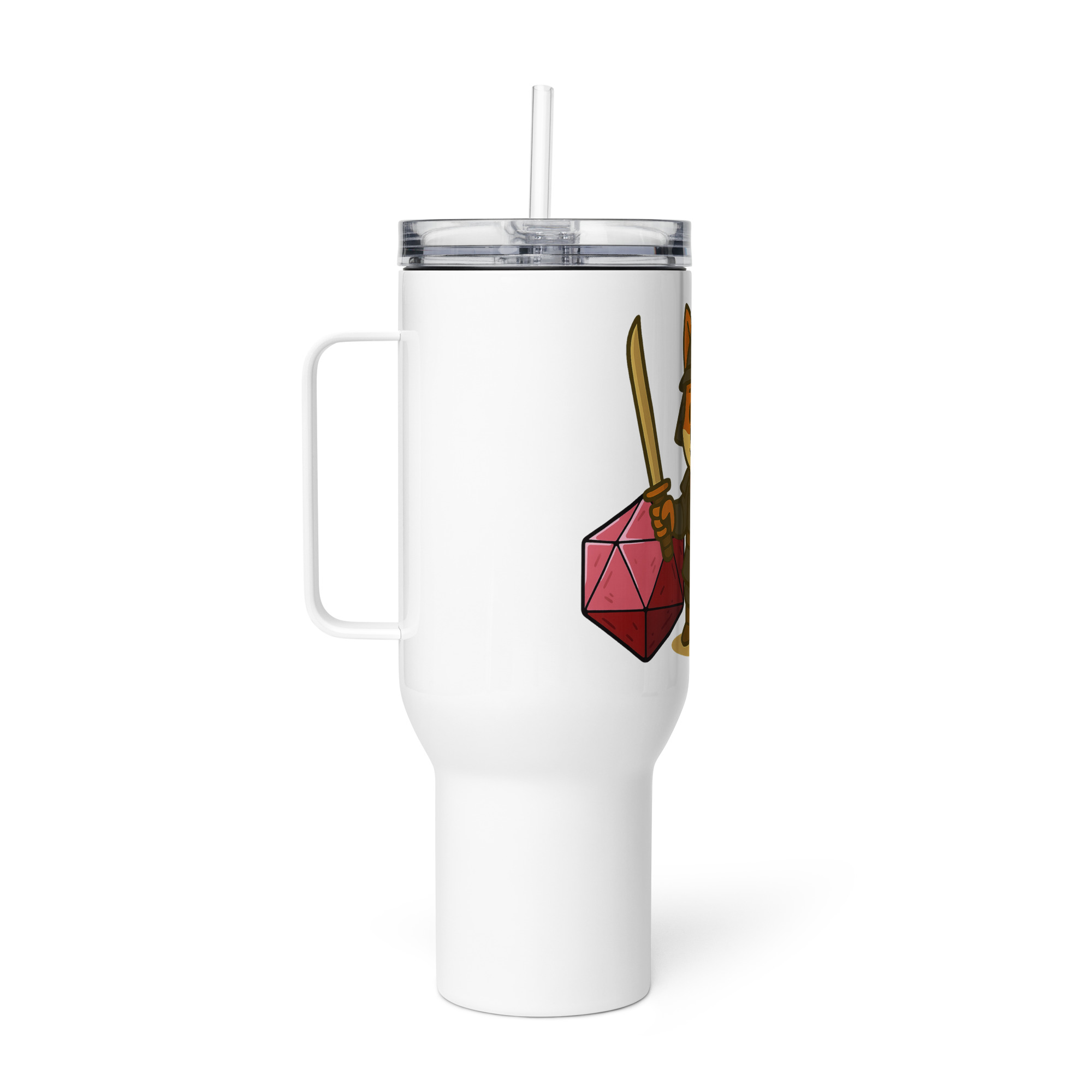 Dicefox Samurai - Reisebecher mit Griff | 739 ml (25 oz) | 1.183 ml (40 oz) – Bild 6