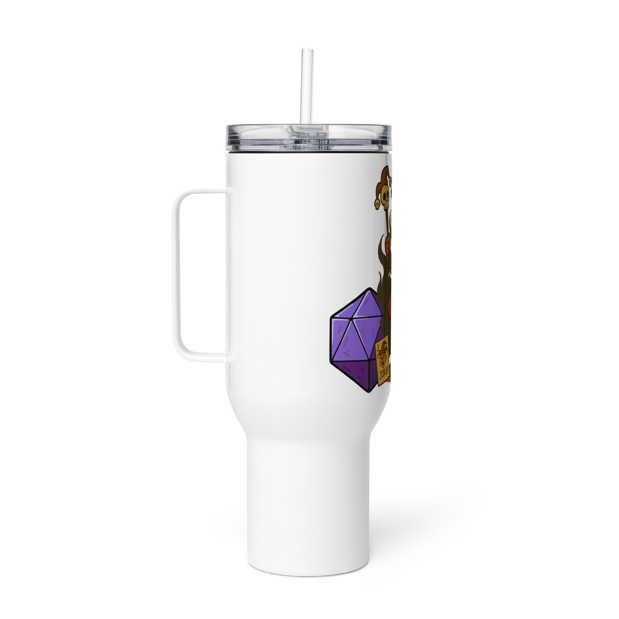Dicefox Jester - Reisebecher mit Griff | 739 ml (25 oz) | 1.183 ml (40 oz) – Bild 6