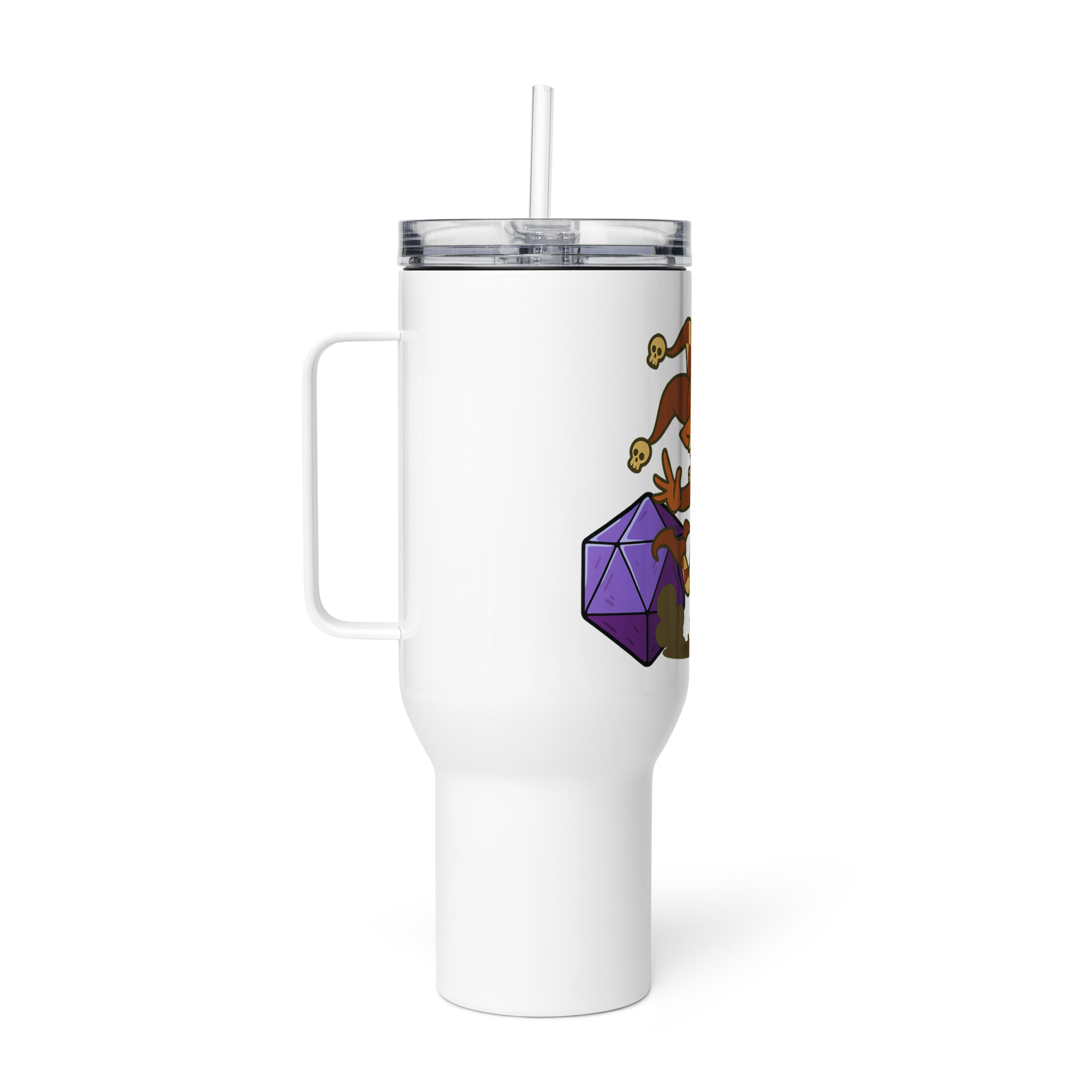 Dicefox Trickser - Reisebecher mit Griff | 739 ml (25 oz) | 1.183 ml (40 oz) – Bild 6