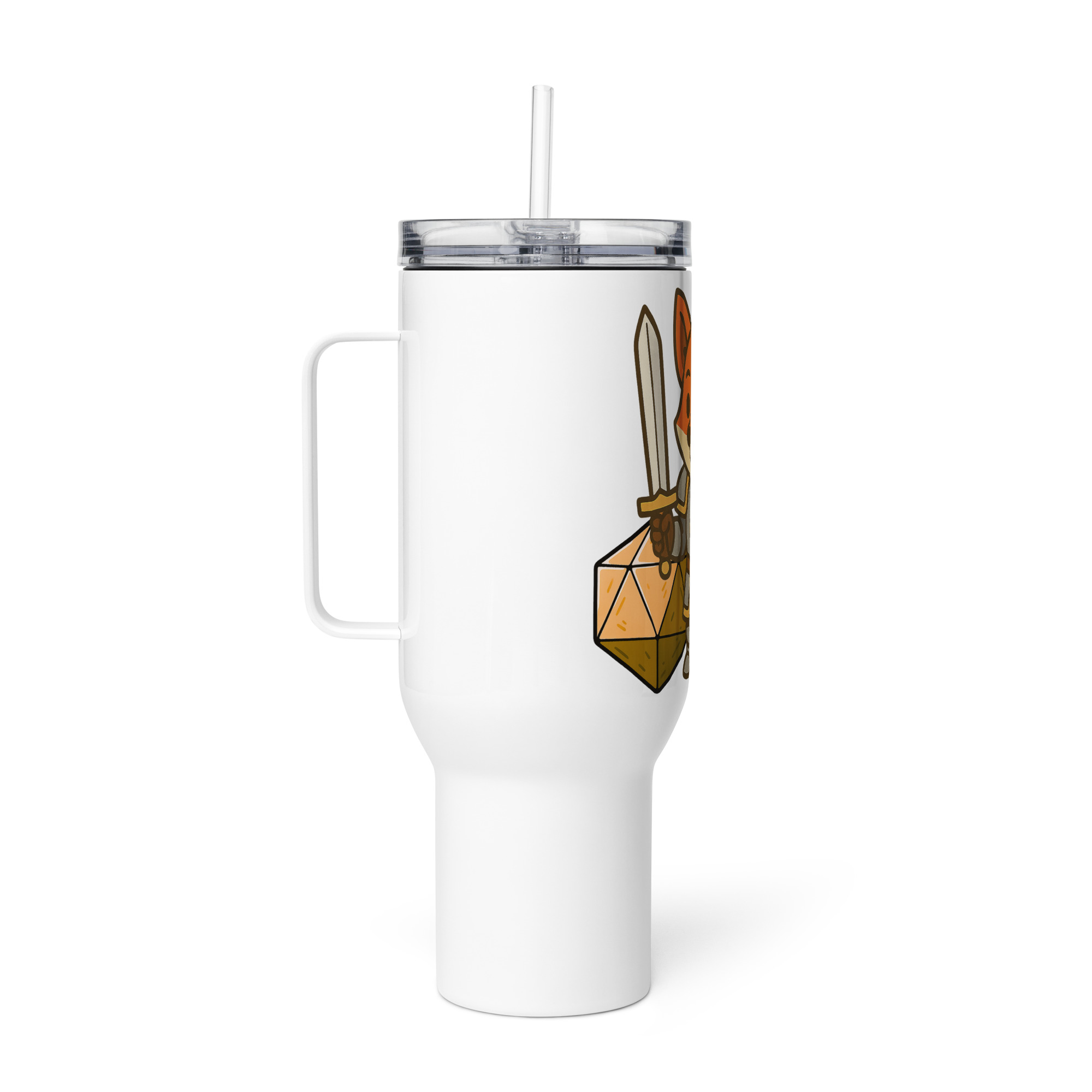 Dicefox Paladin - Reisebecher mit Griff | 739 ml (25 oz) | 1.183 ml (40 oz) – Bild 6