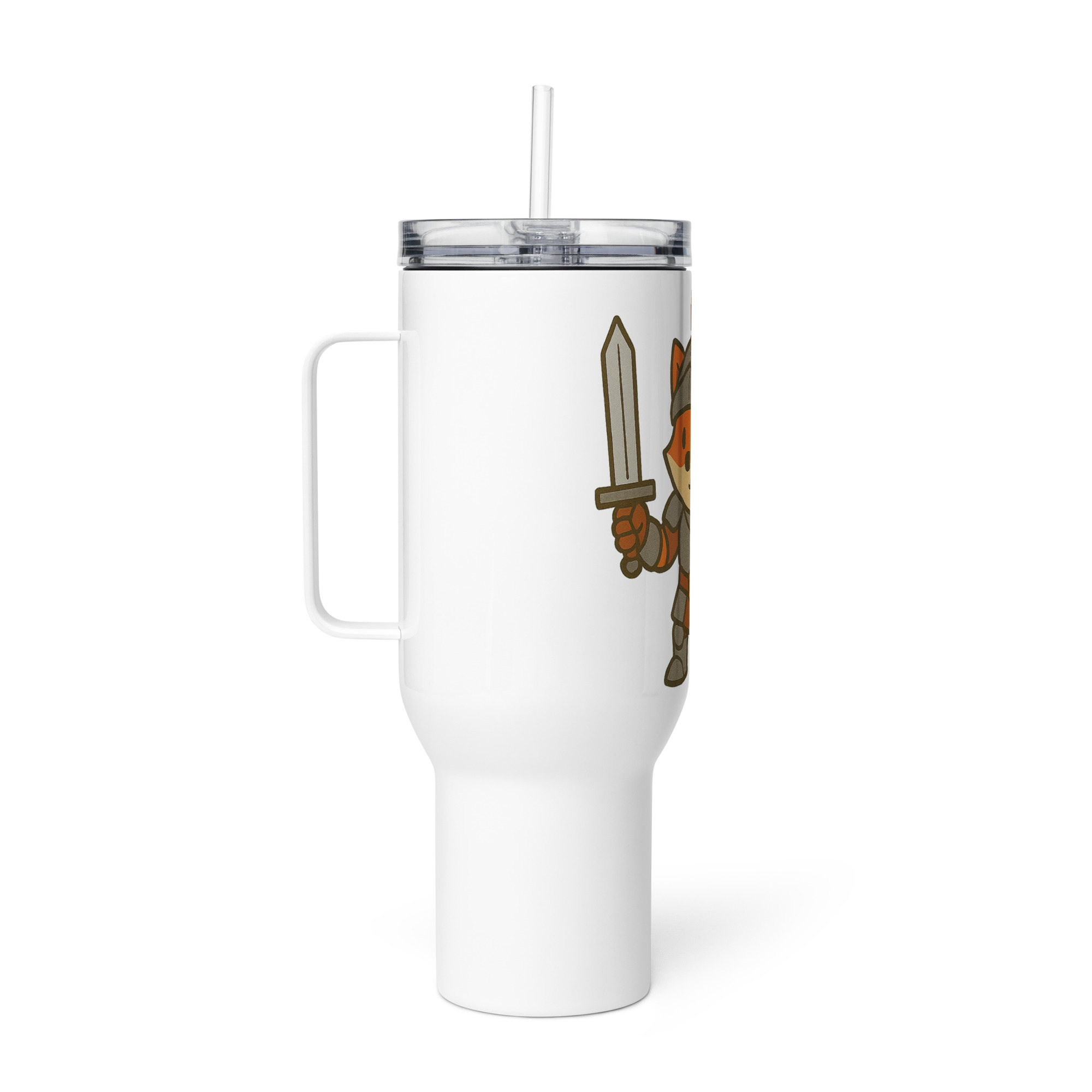 Fox Knight - Reisebecher mit Griff | 739 ml (25 oz) | 1.183 ml (40 oz) – Bild 6