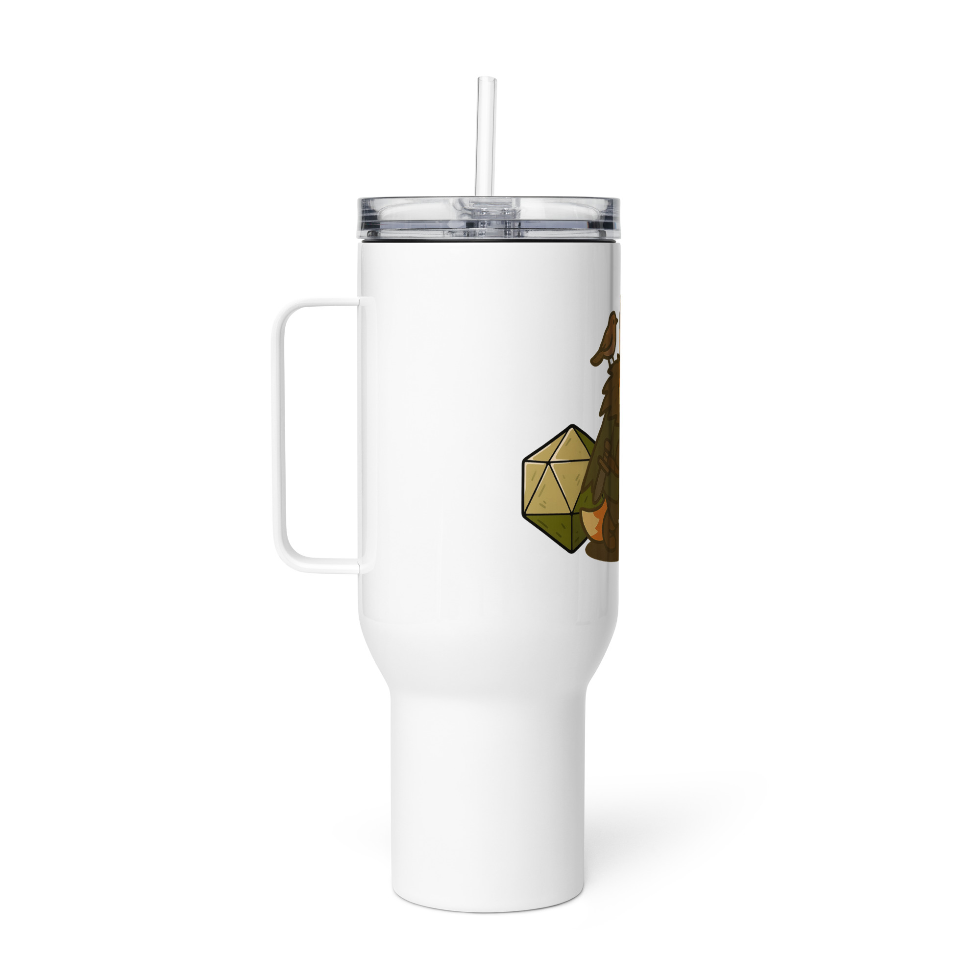 Dicefox Hunter - Reisebecher mit Griff | 739 ml (25 oz) | 1.183 ml (40 oz) – Bild 6