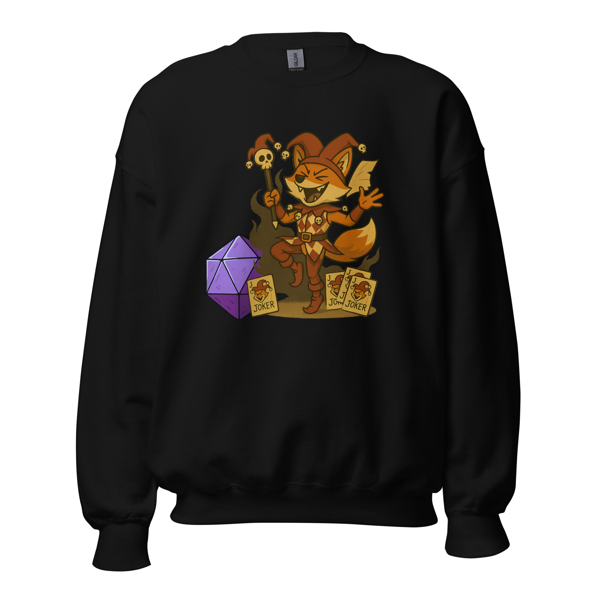 Dicefox Jester - DTF-Unisex-Pullover