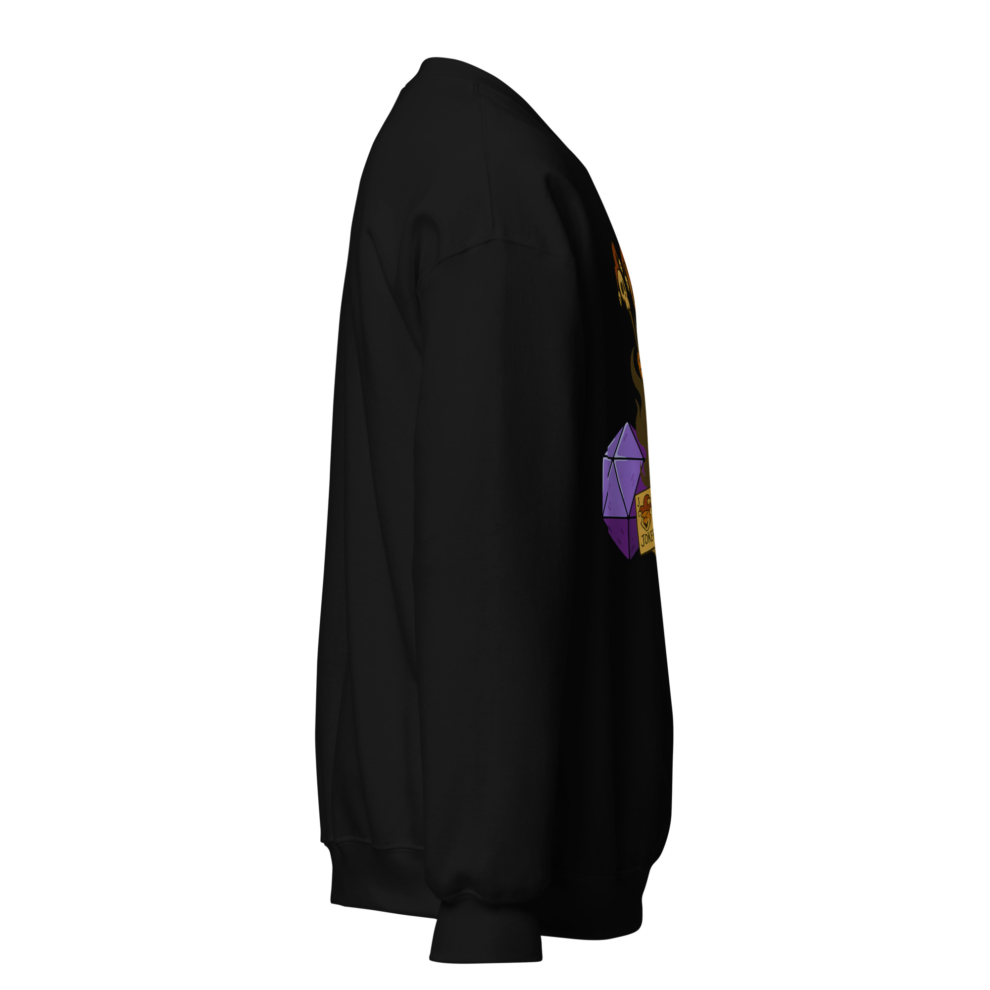 Dicefox Jester - DTF-Unisex-Pullover – Bild 5
