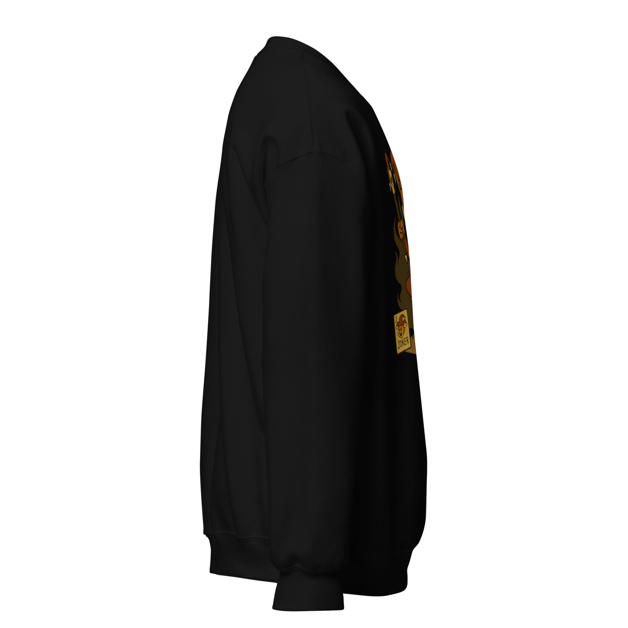 Fox Jester - DTF-Unisex-Pullover – Bild 5