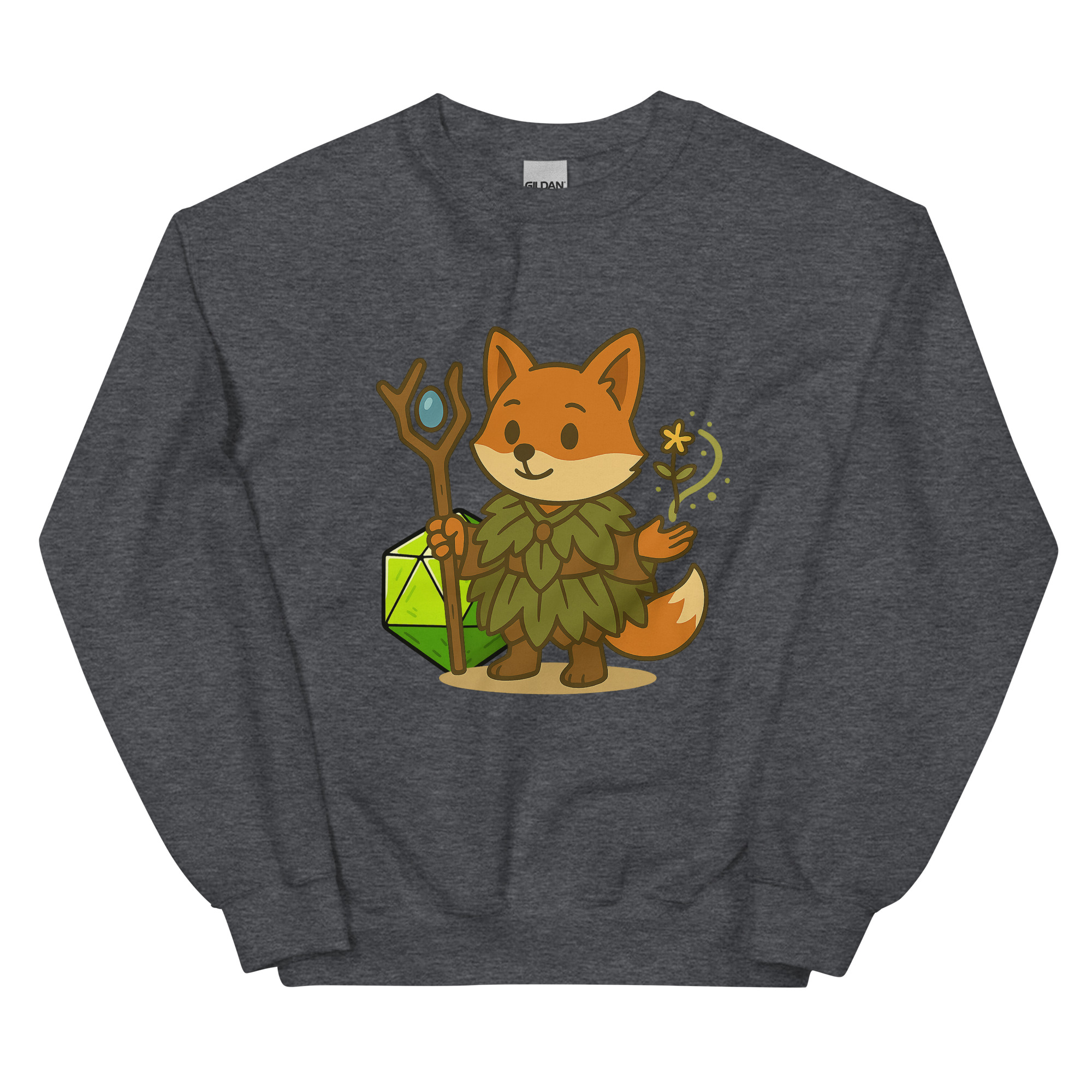 Dicefox Druid - DTF-Unisex-Pullover – Bild 11