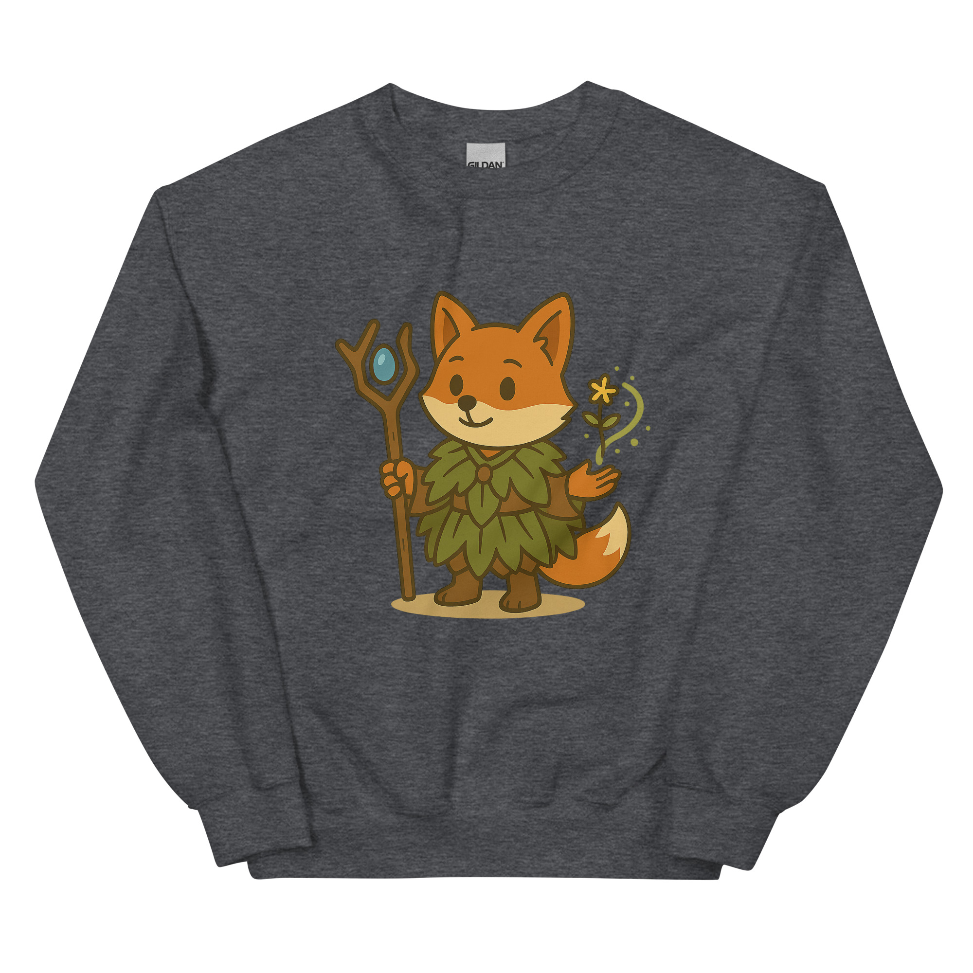 Fox Druid - DTF-Unisex-Pullover – Bild 11