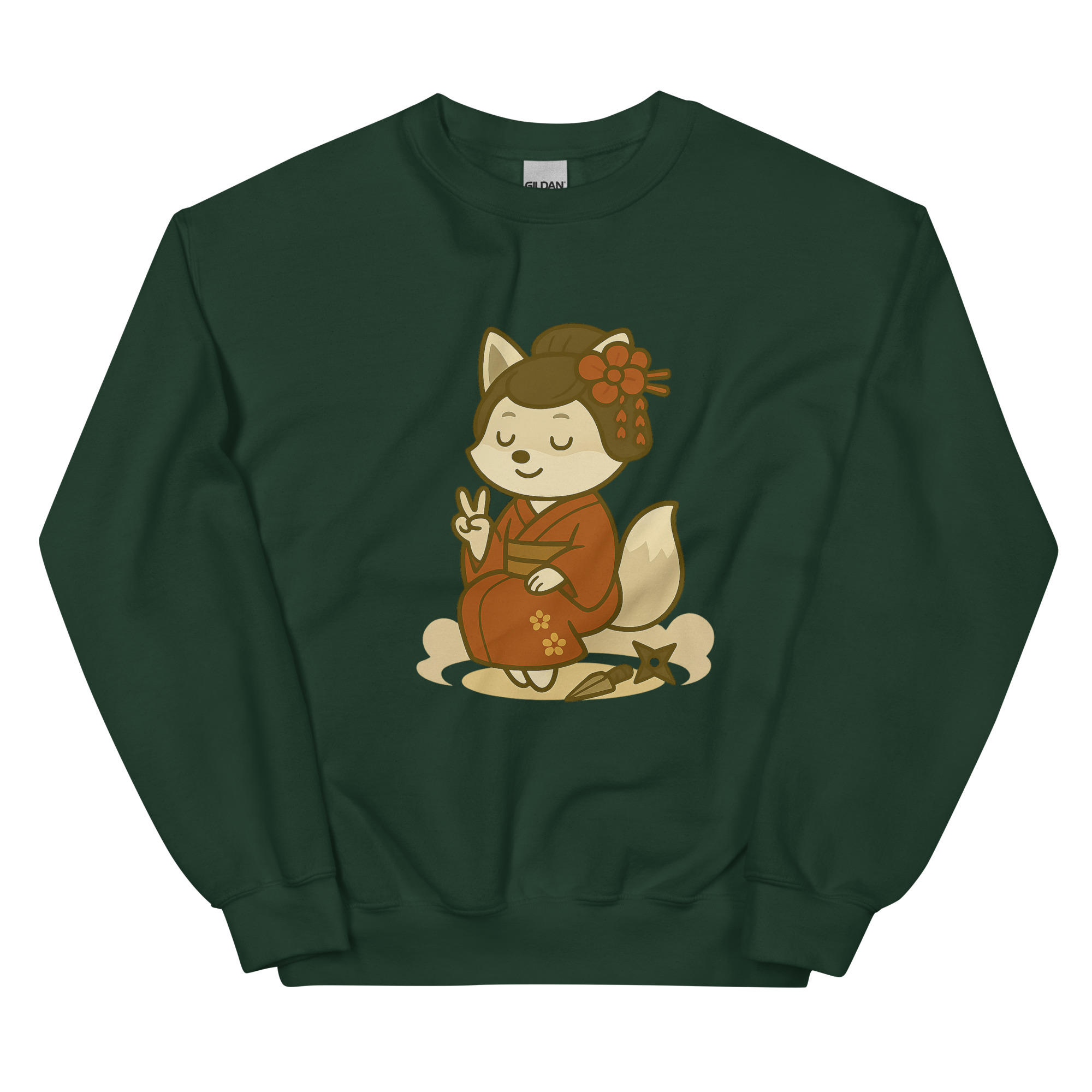 Fox Kunoishi - DTF-Unisex-Pullover – Bild 7