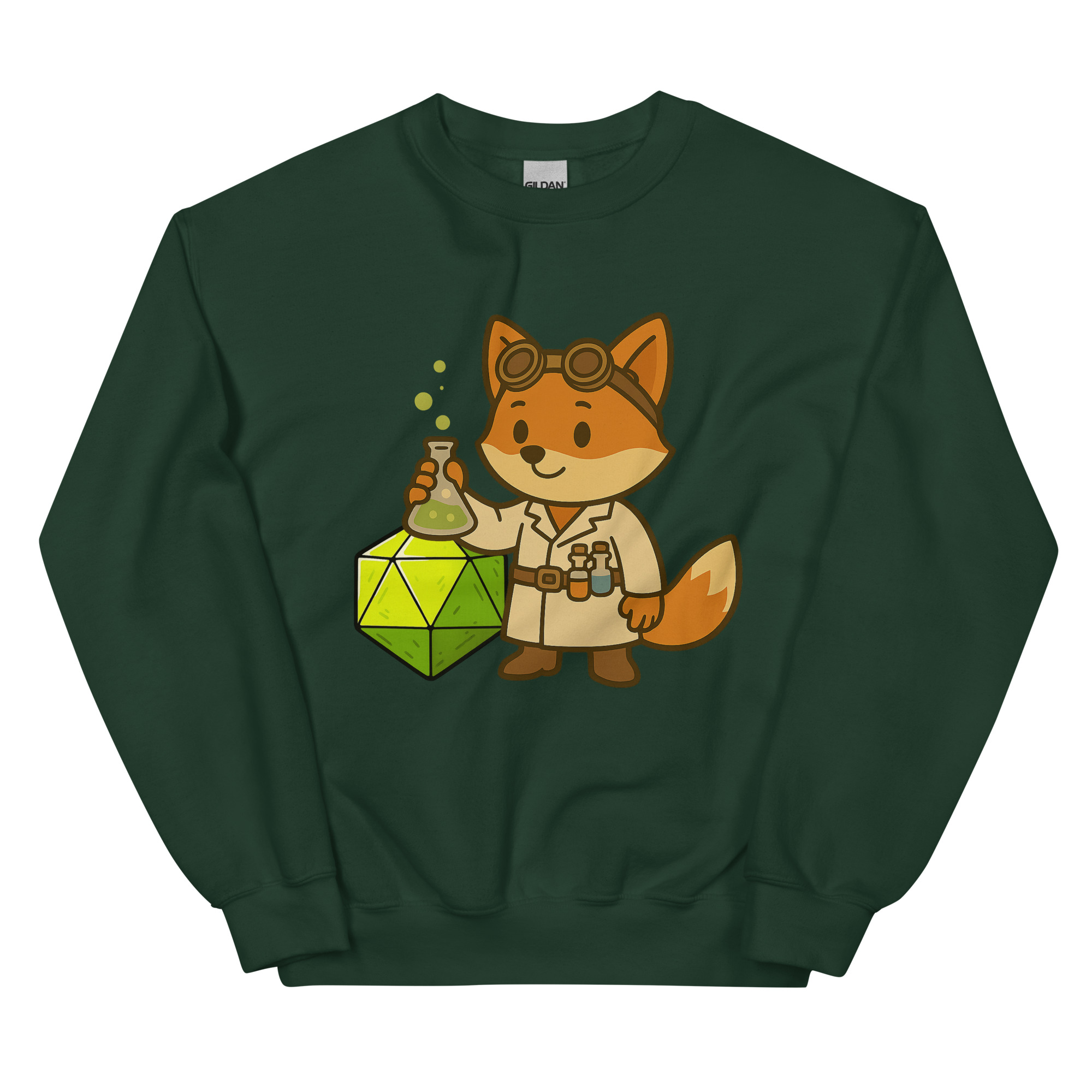 Dicefox Alchemist - DTF-Unisex-Pullover – Bild 7