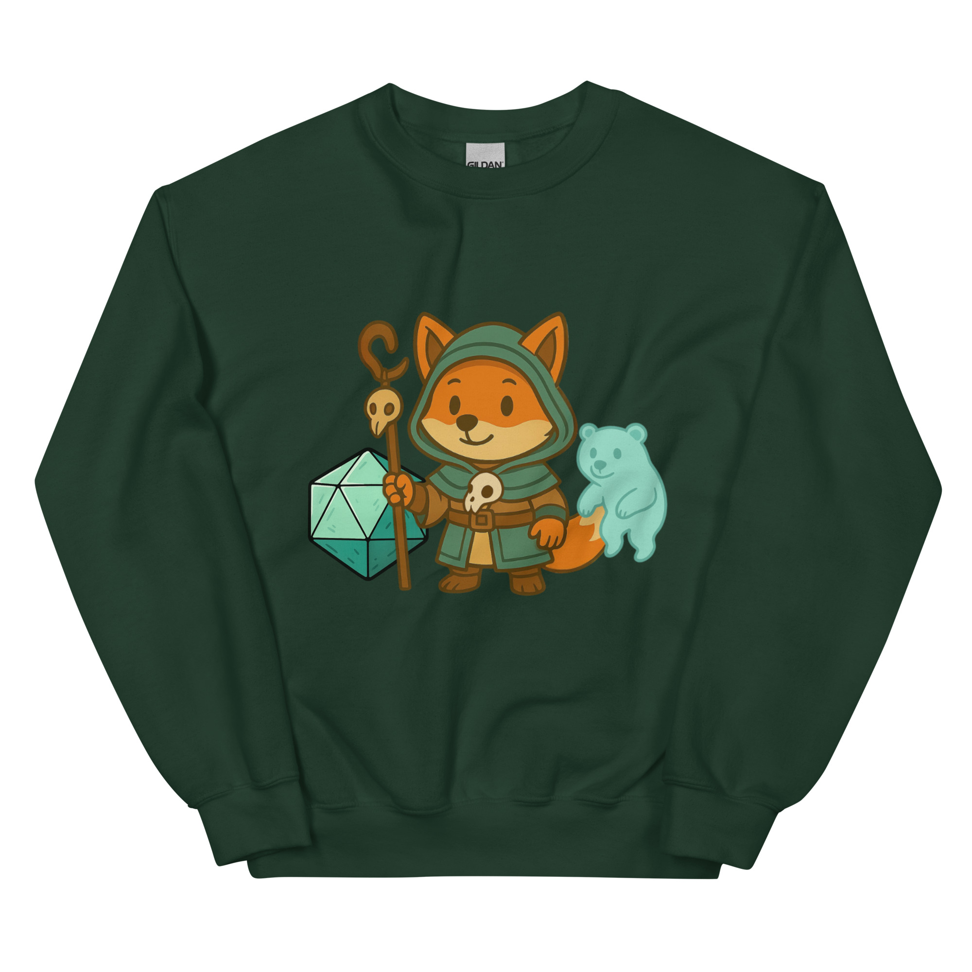 Dicefox Shaman - DTF-Unisex-Pullover – Bild 7