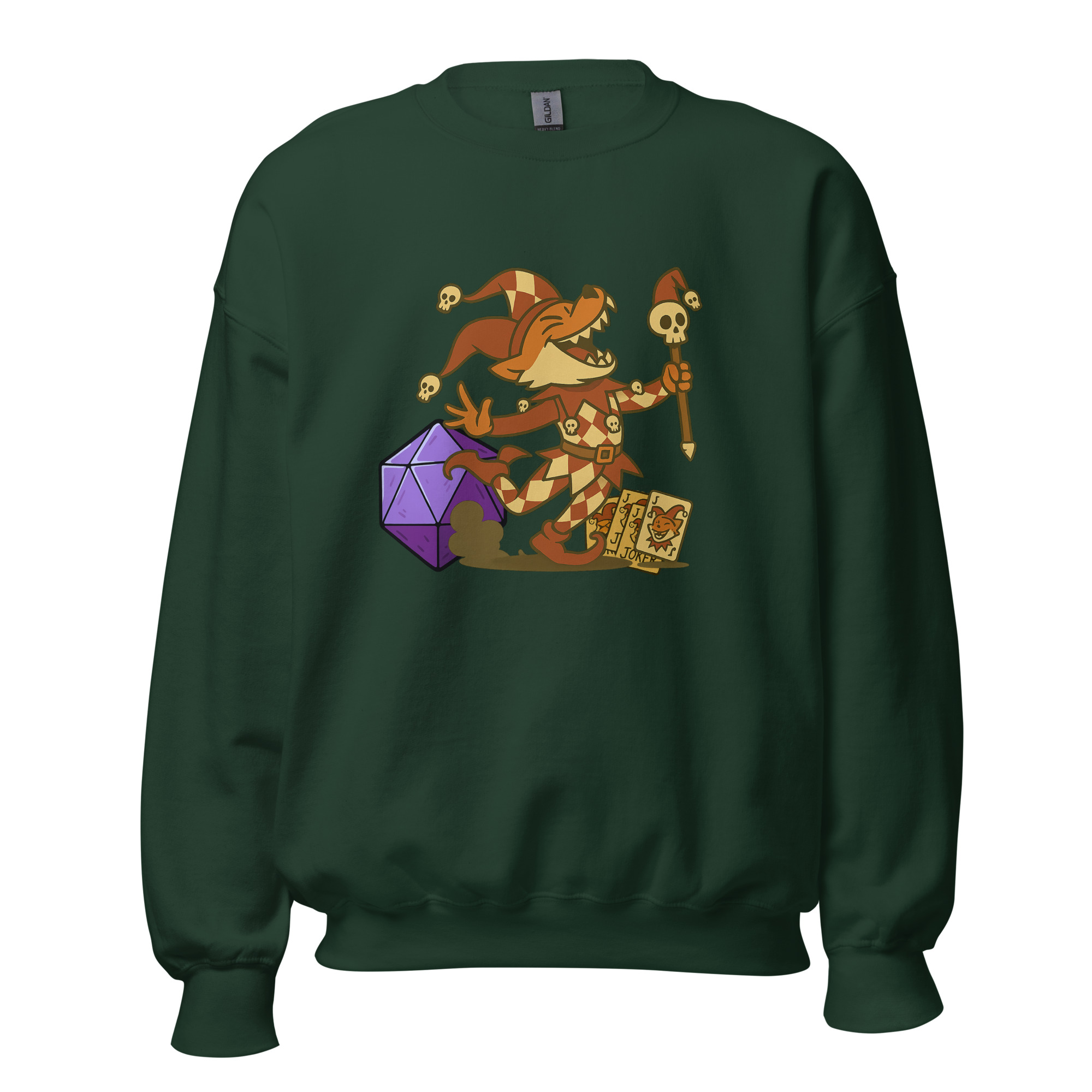 Dicefox Trickser - DTF-Unisex-Pullover – Bild 14