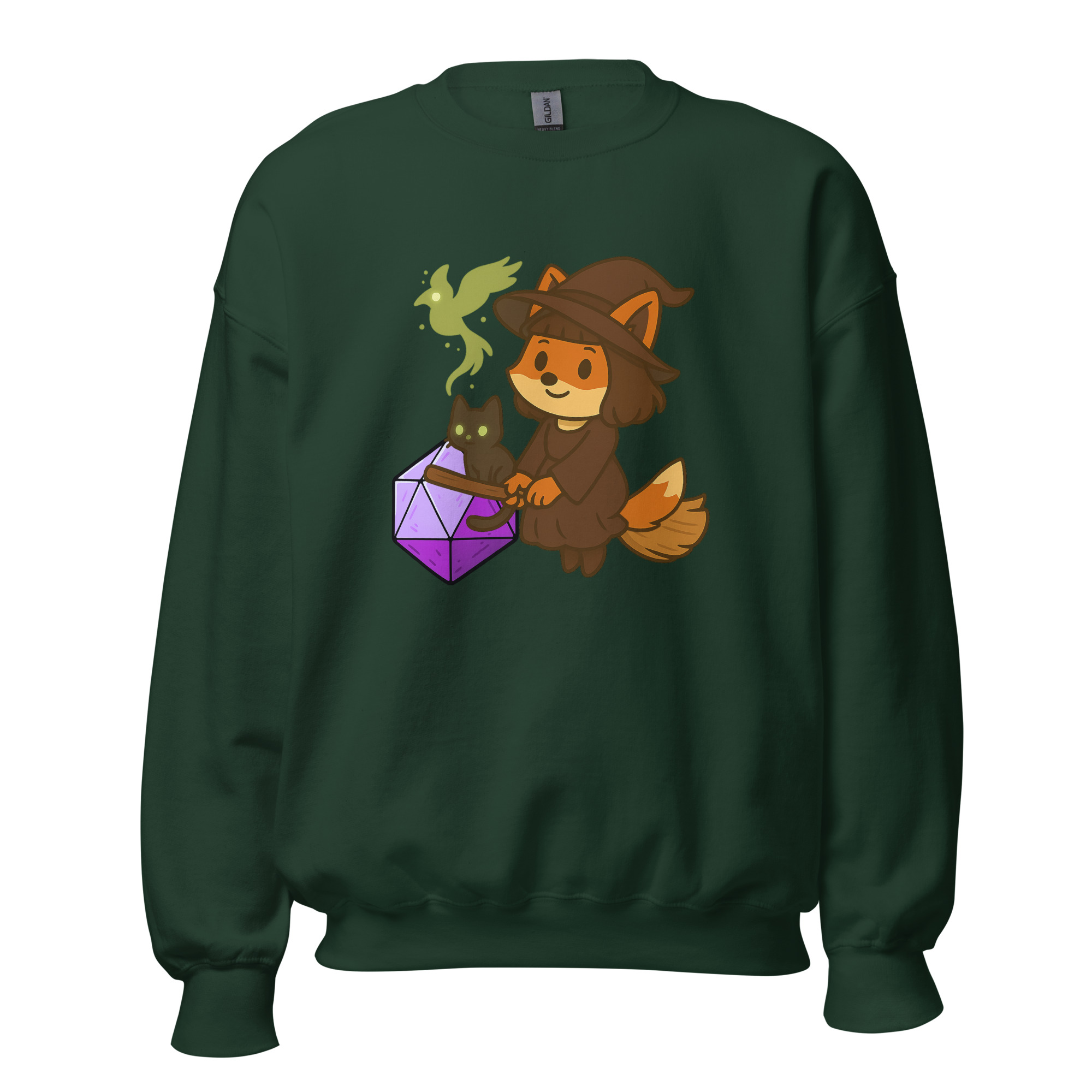 Dicefox Witch - DTF-Unisex-Pullover – Bild 14