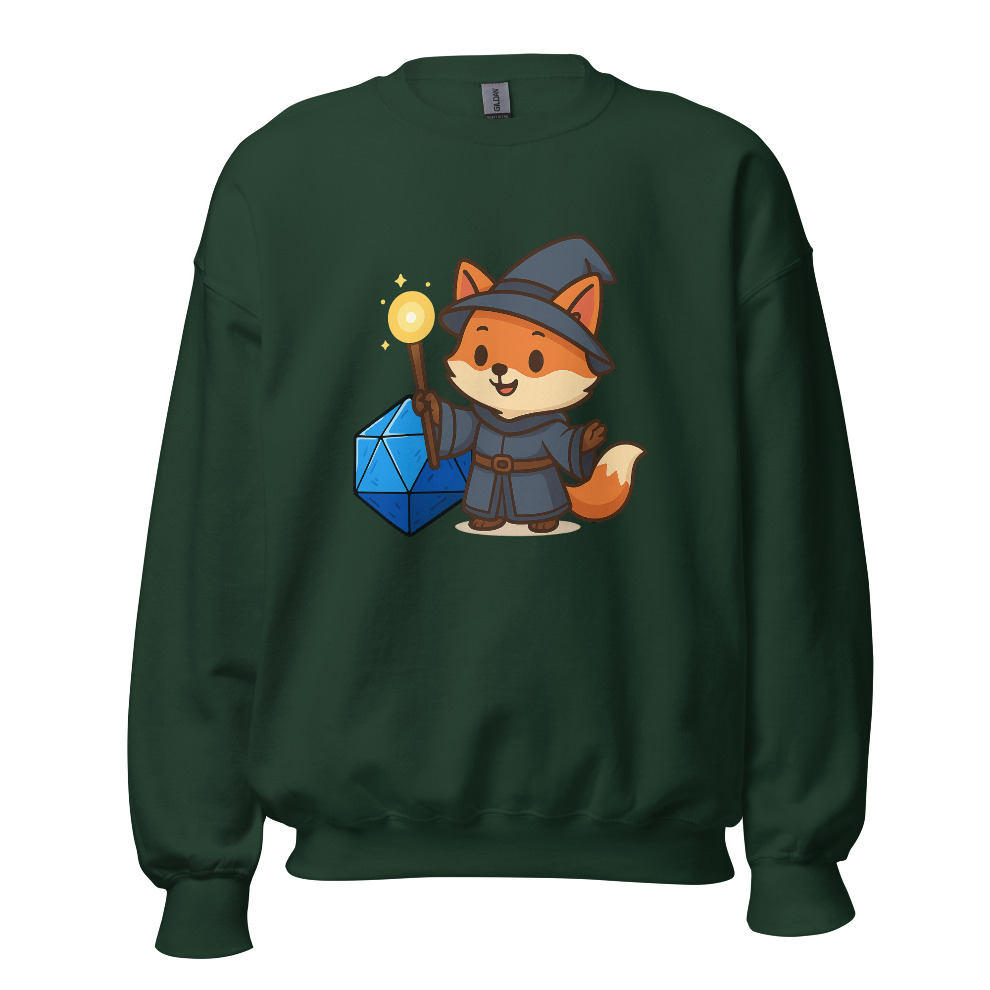 Dicefox Wizard - DTF-Unisex-Pullover – Bild 14