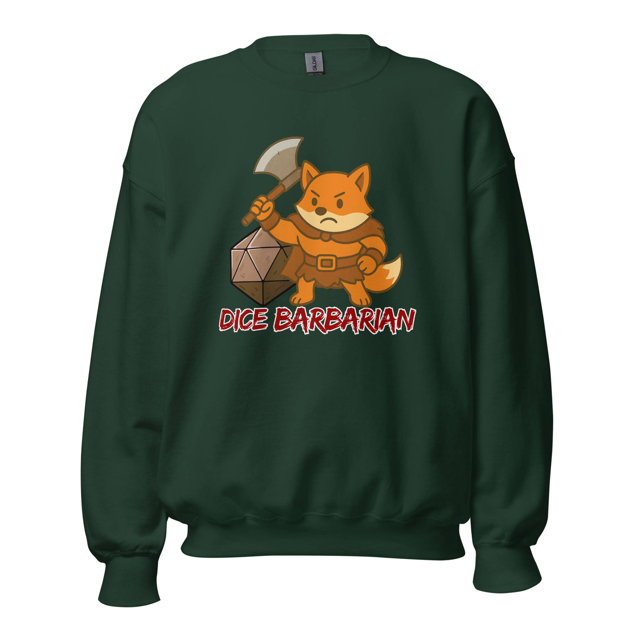 Dice Barbarian - DTF-Unisex-Pullover – Bild 14