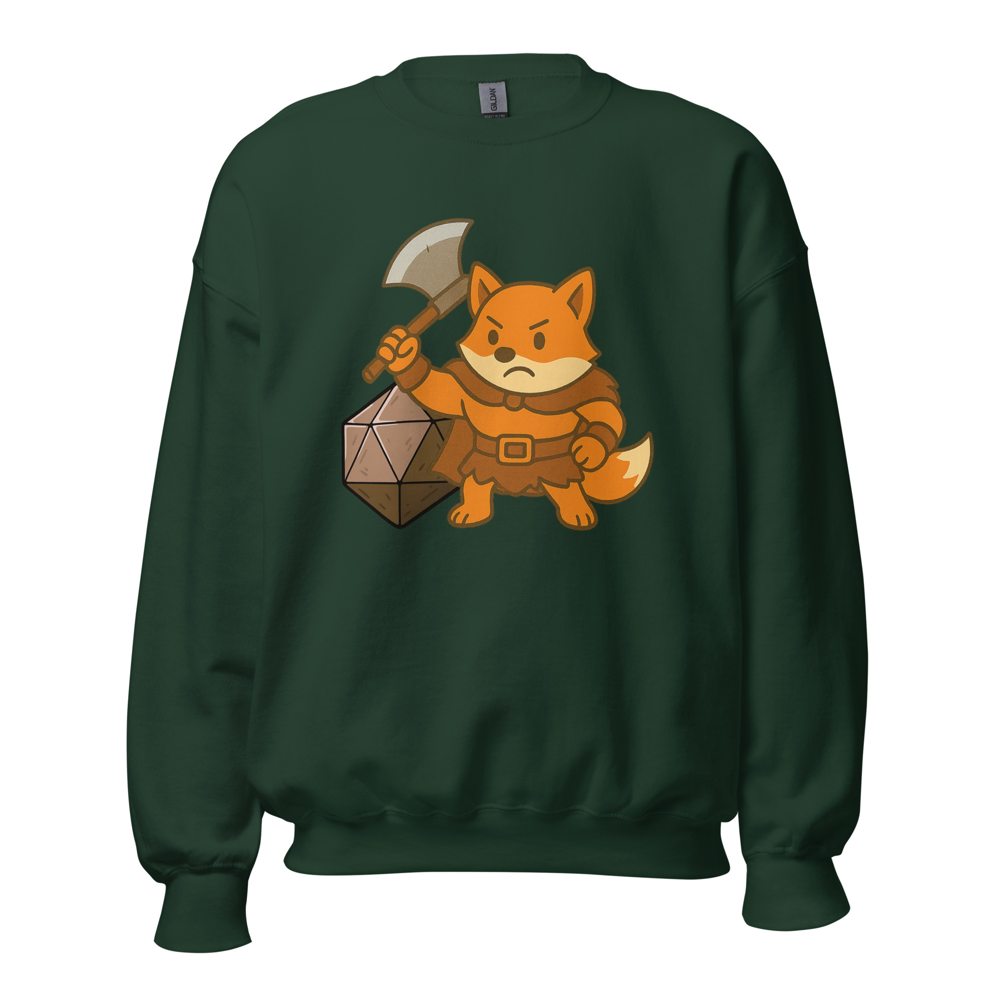 Dicefox Barbarian - DTF-Unisex-Pullover – Bild 14