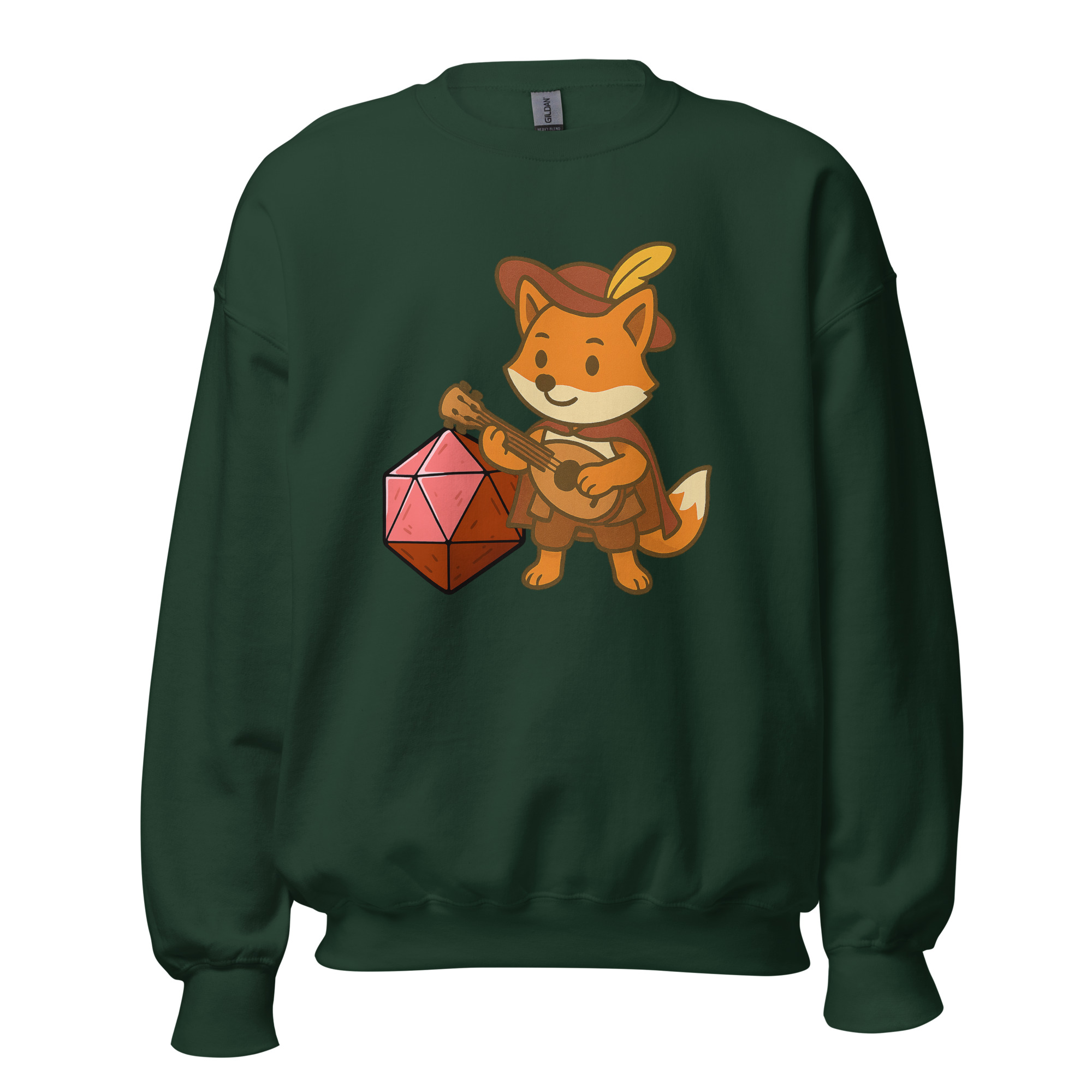 Dicefox Bard - DTF-Unisex-Pullover – Bild 14