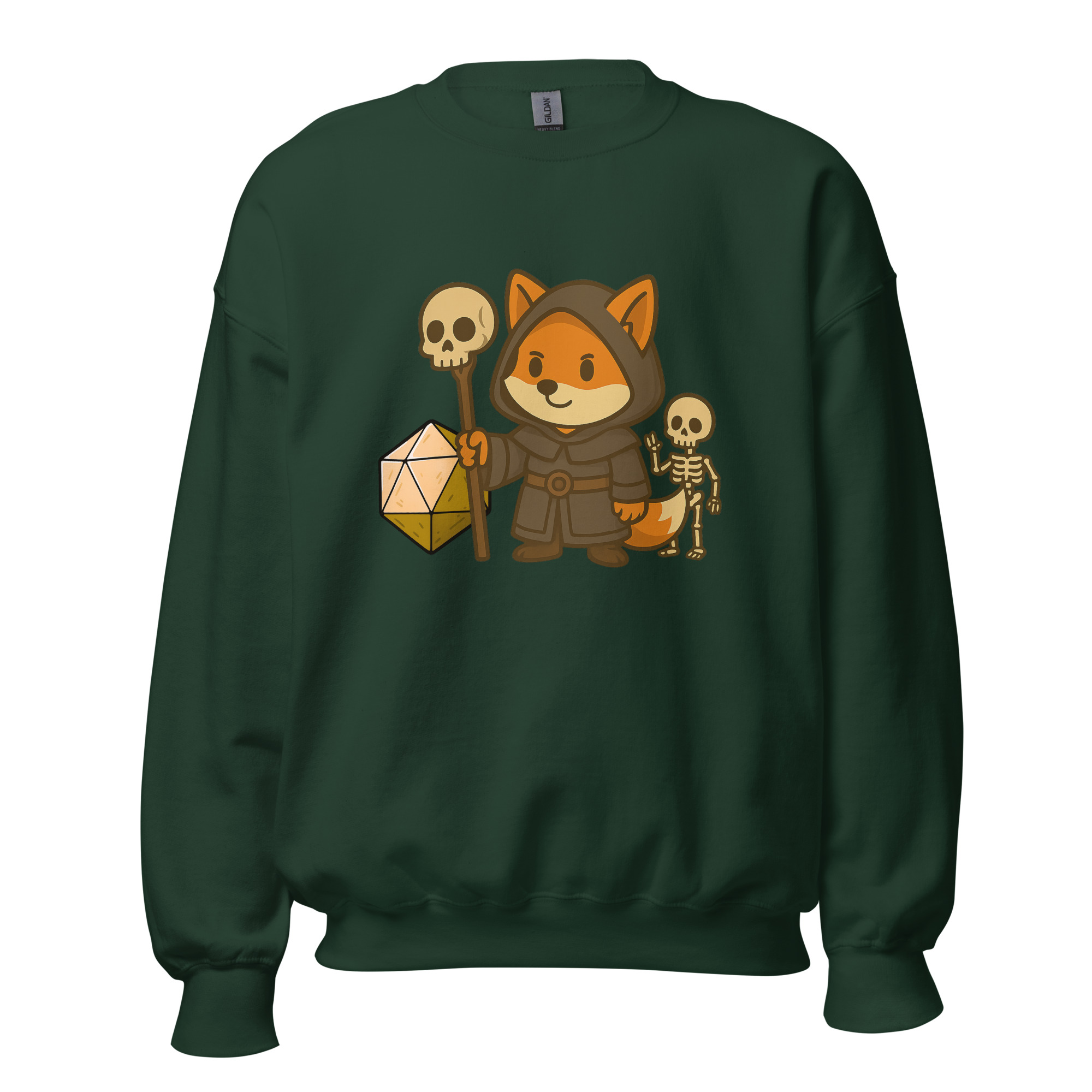 Dicefox Necromancer - DTF-Unisex-Pullover – Bild 14