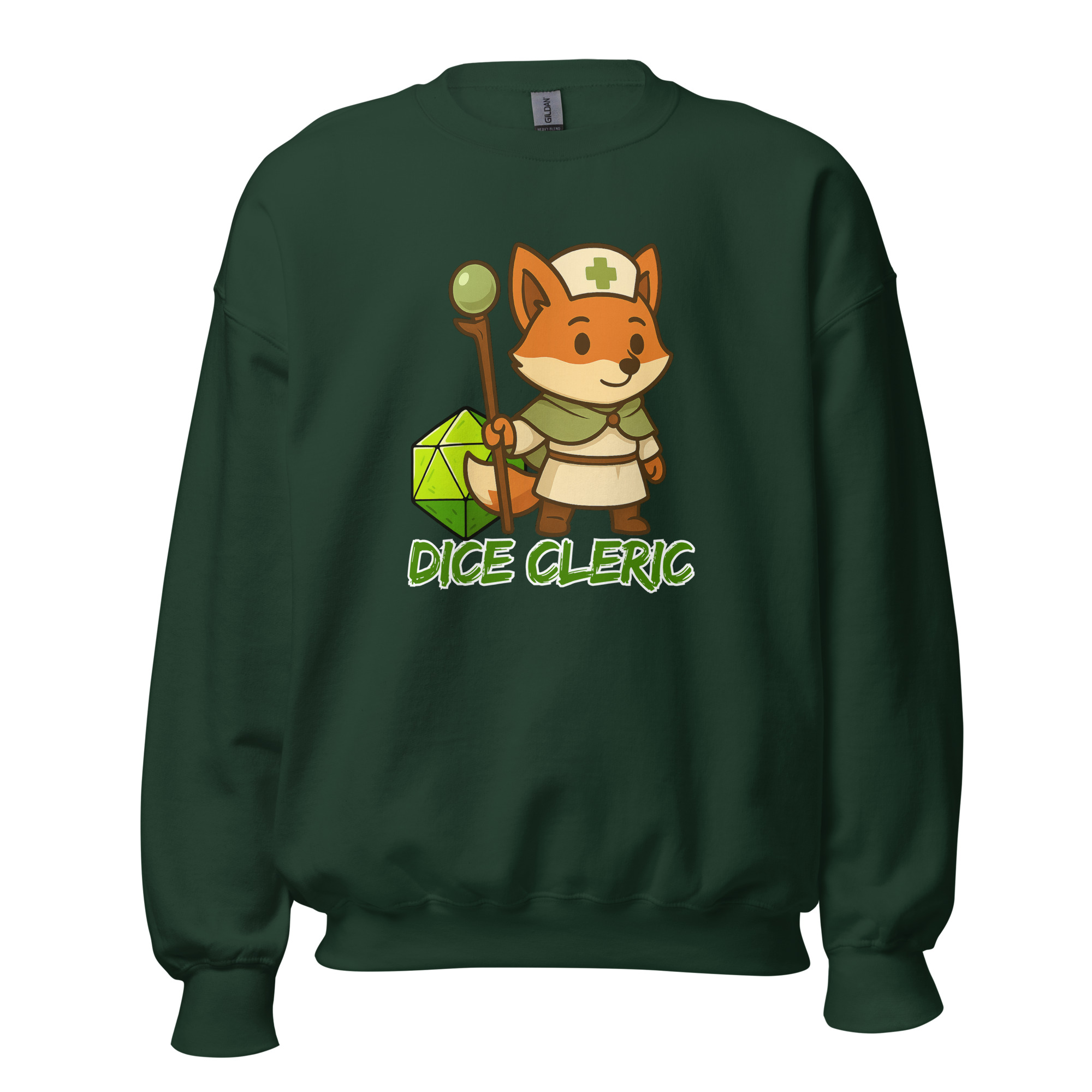 Dice Cleric - DTF-Unisex-Pullover – Bild 14