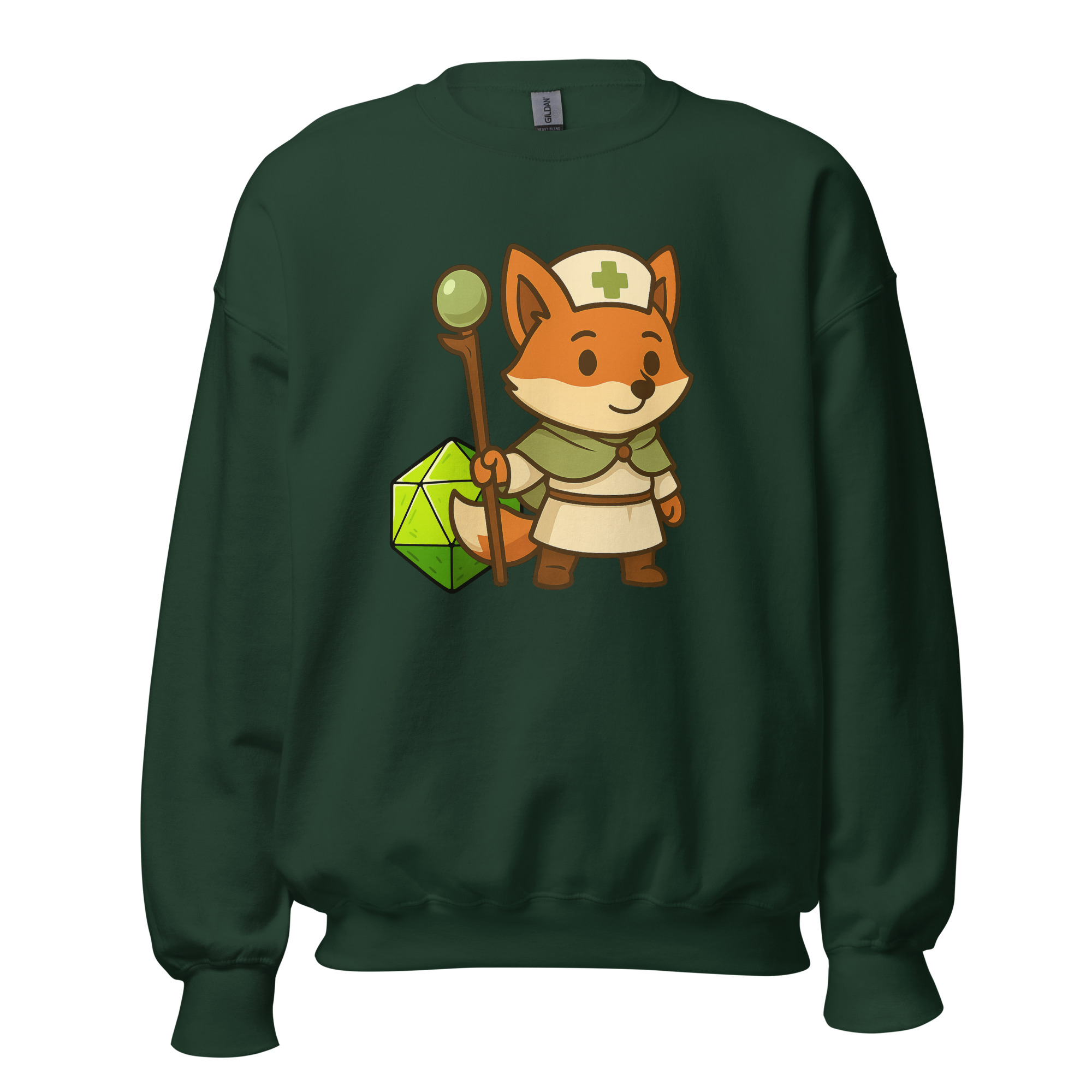 Dicefox Cleric - DTF-Unisex-Pullover – Bild 14
