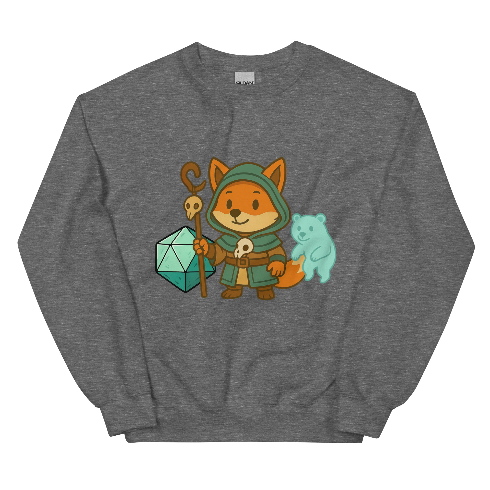 Dicefox Shaman - DTF-Unisex-Pullover – Bild 15