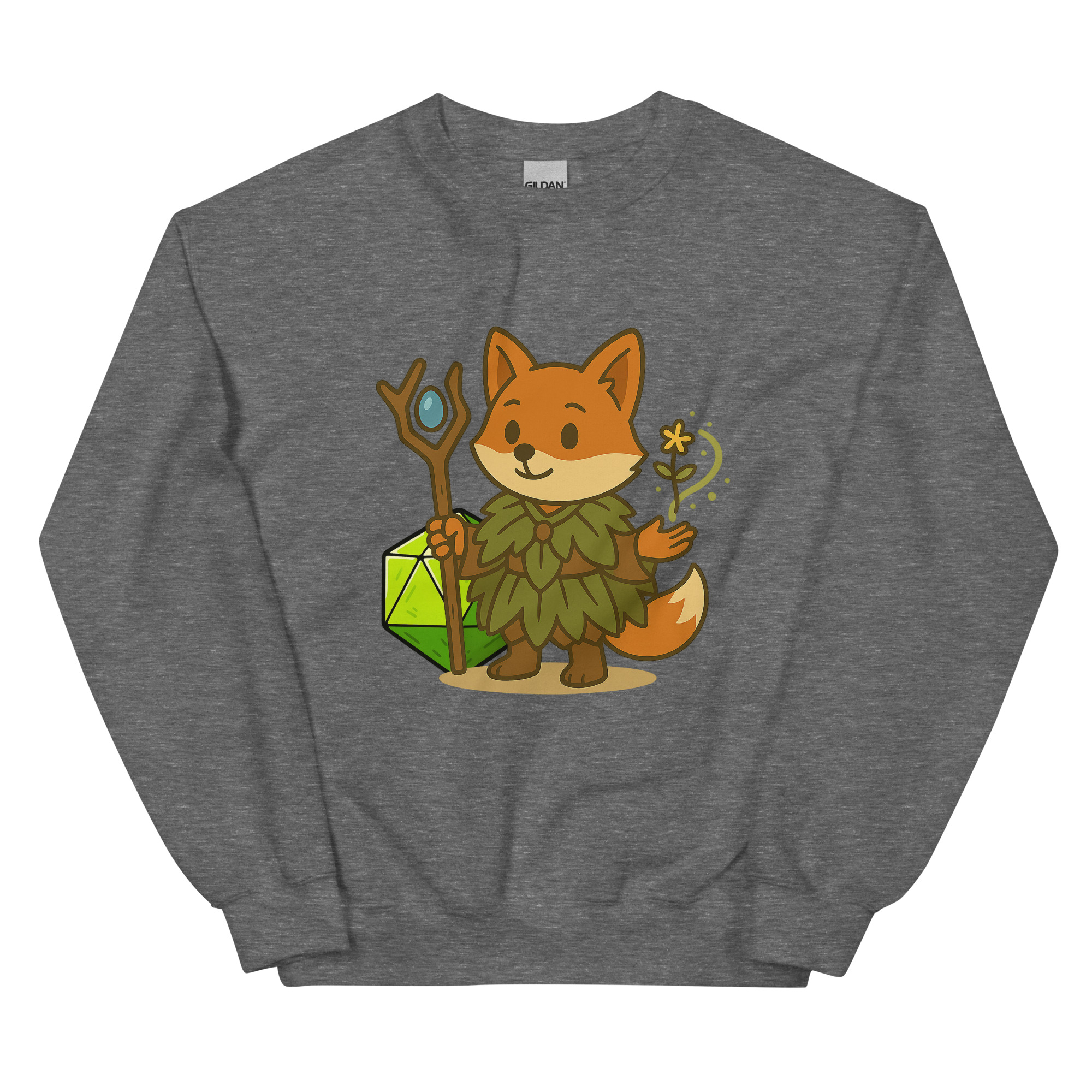 Dicefox Druid - DTF-Unisex-Pullover – Bild 15