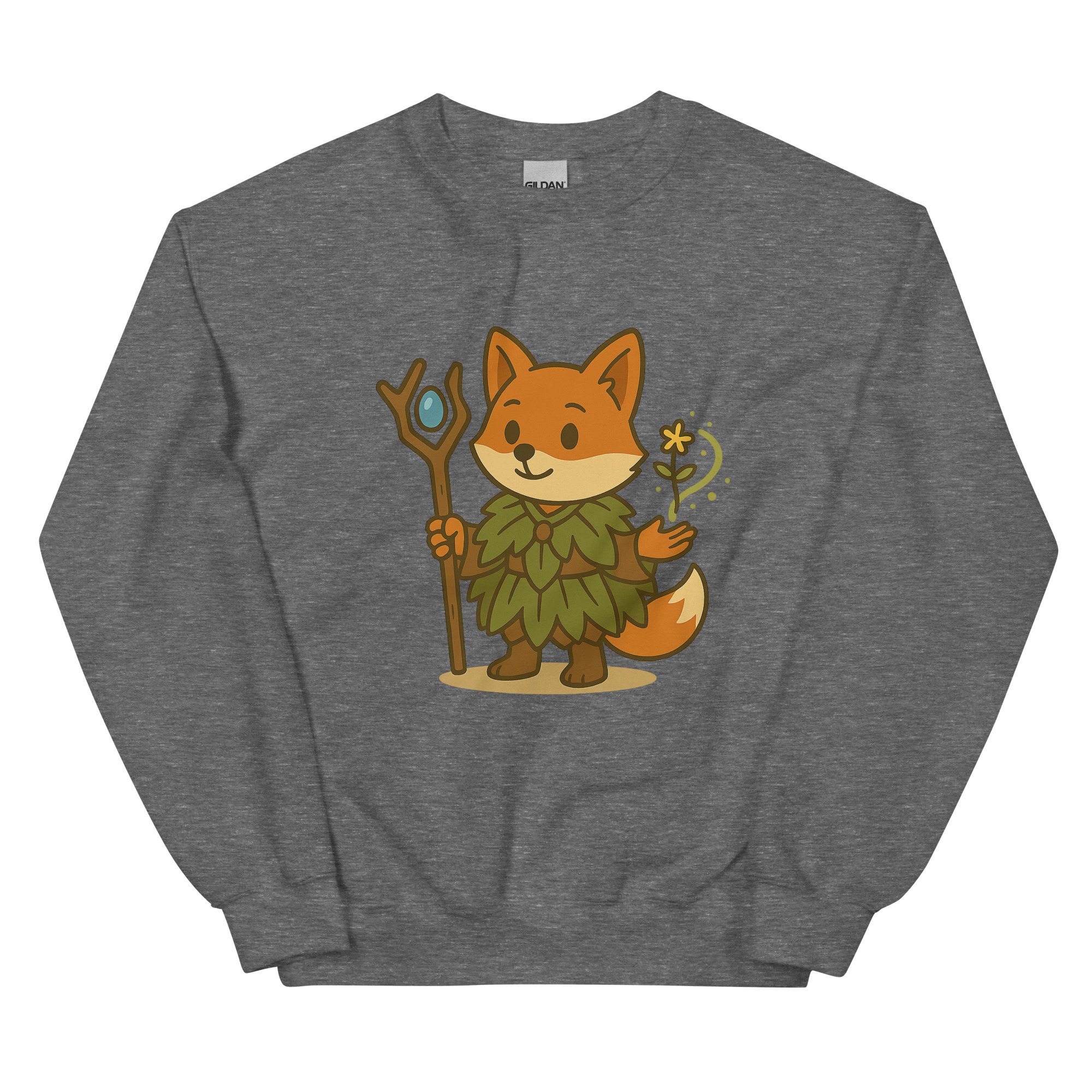 Fox Druid - DTF-Unisex-Pullover – Bild 15