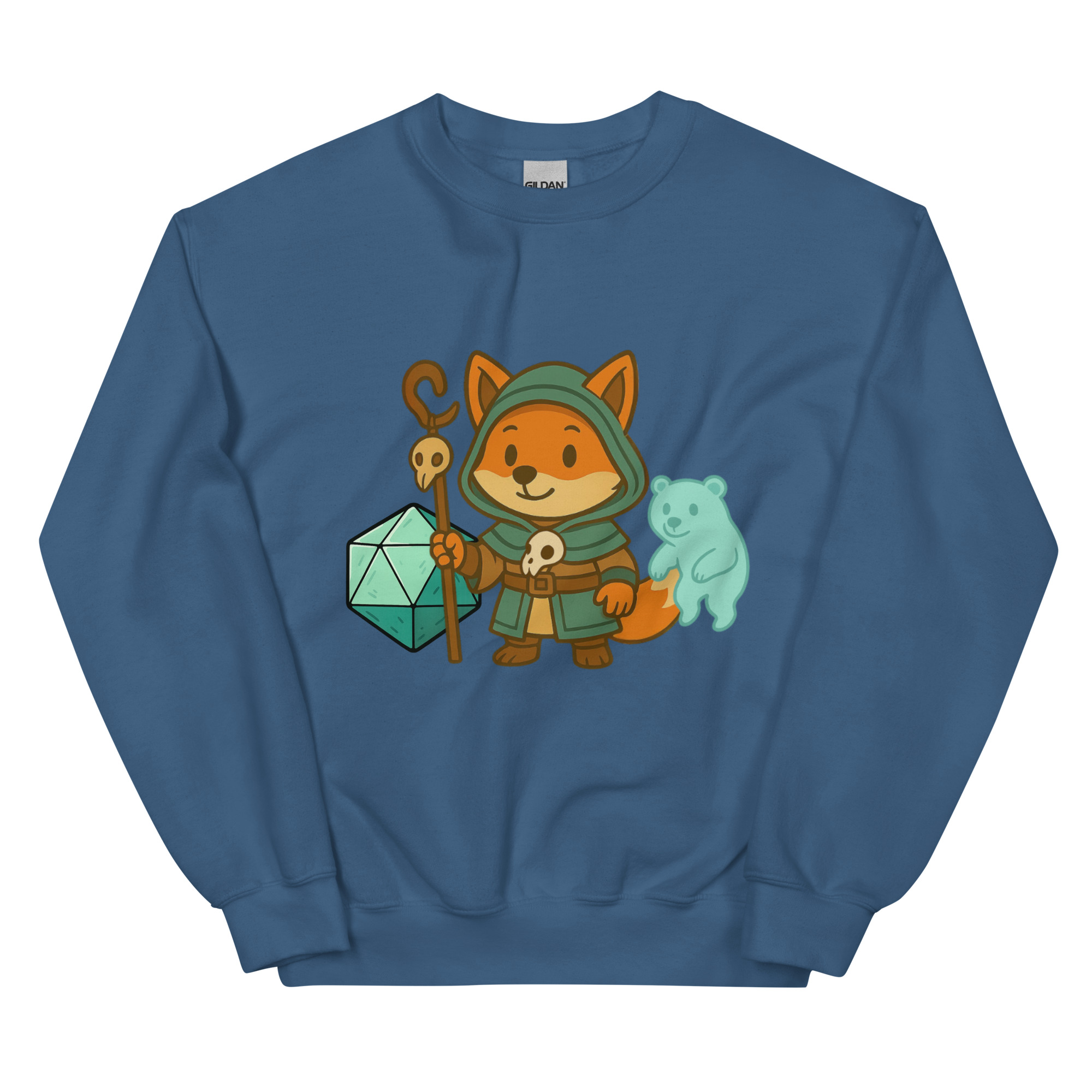 Dicefox Shaman - DTF-Unisex-Pullover – Bild 13