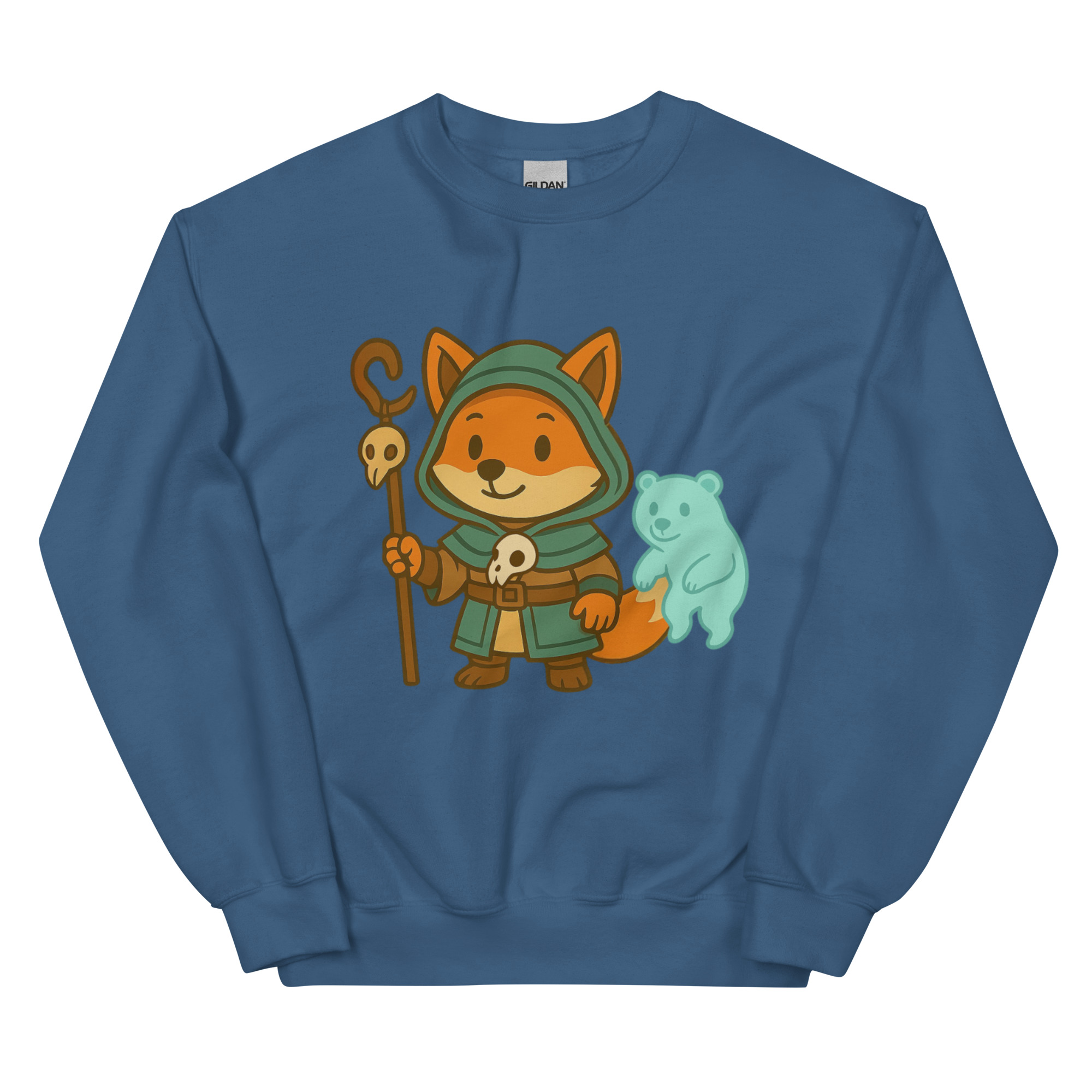 Fox Shaman - DTF-Unisex-Pullover – Bild 13