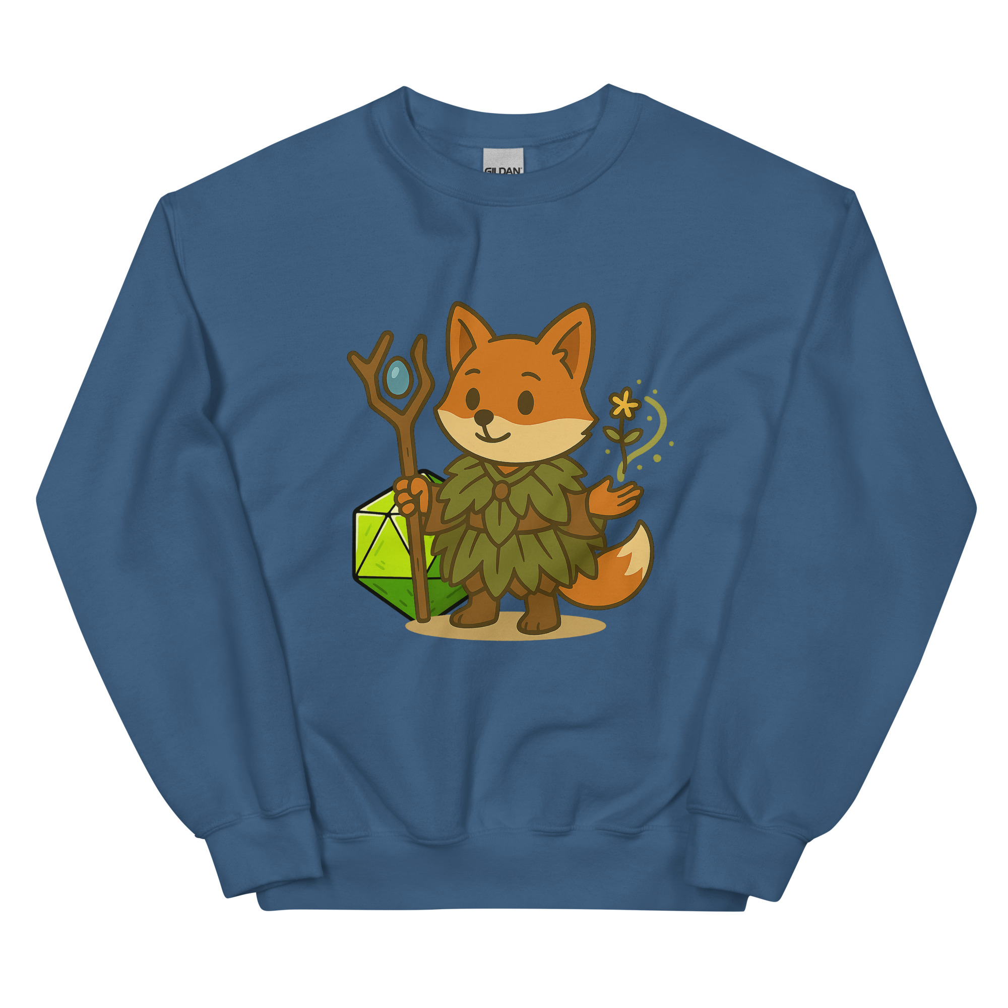 Dicefox Druid - DTF-Unisex-Pullover – Bild 13