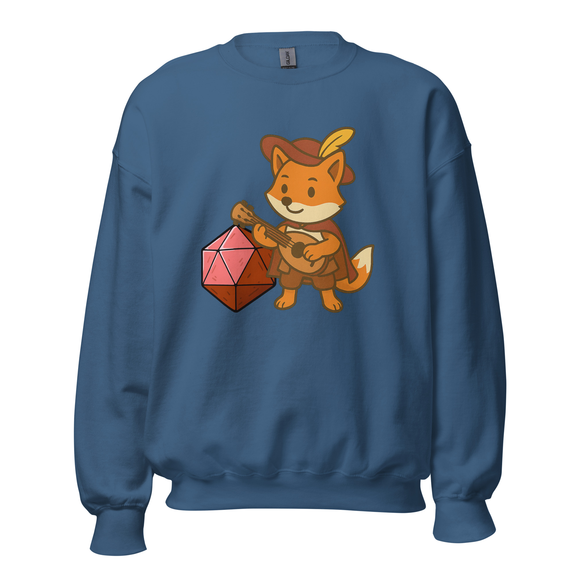 Dicefox Bard - DTF-Unisex-Pullover – Bild 25