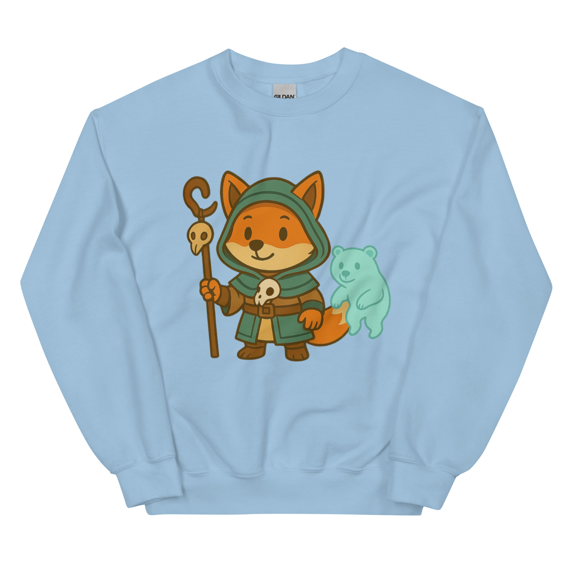 Fox Shaman - DTF-Unisex-Pullover – Bild 21