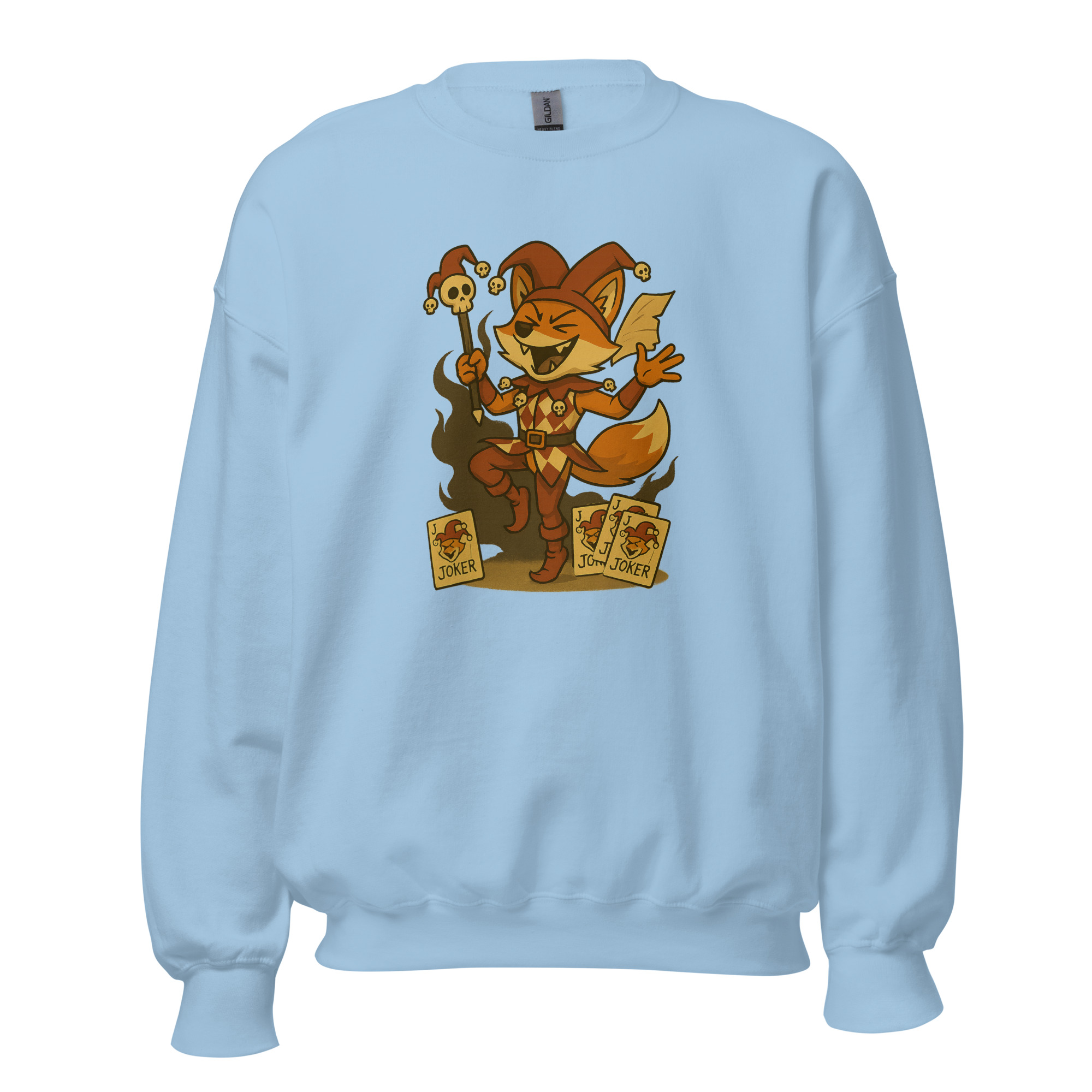 Fox Jester - DTF-Unisex-Pullover – Bild 41