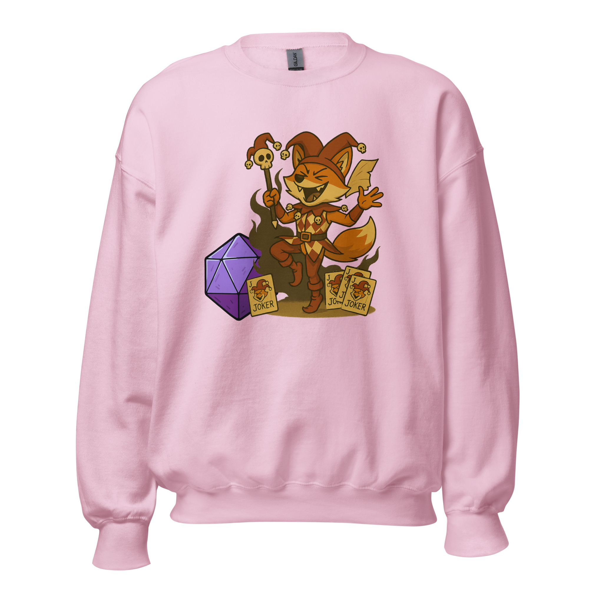 Dicefox Jester - DTF-Unisex-Pullover – Bild 49