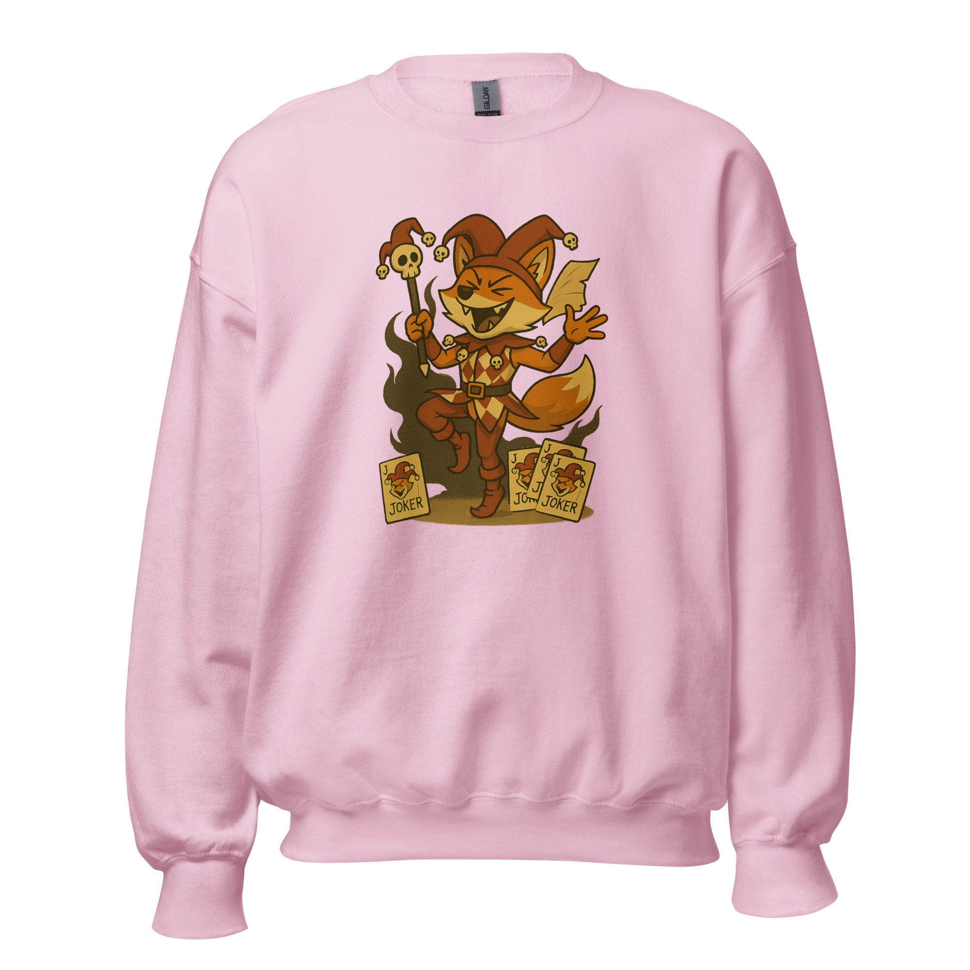 Fox Jester - DTF-Unisex-Pullover – Bild 49