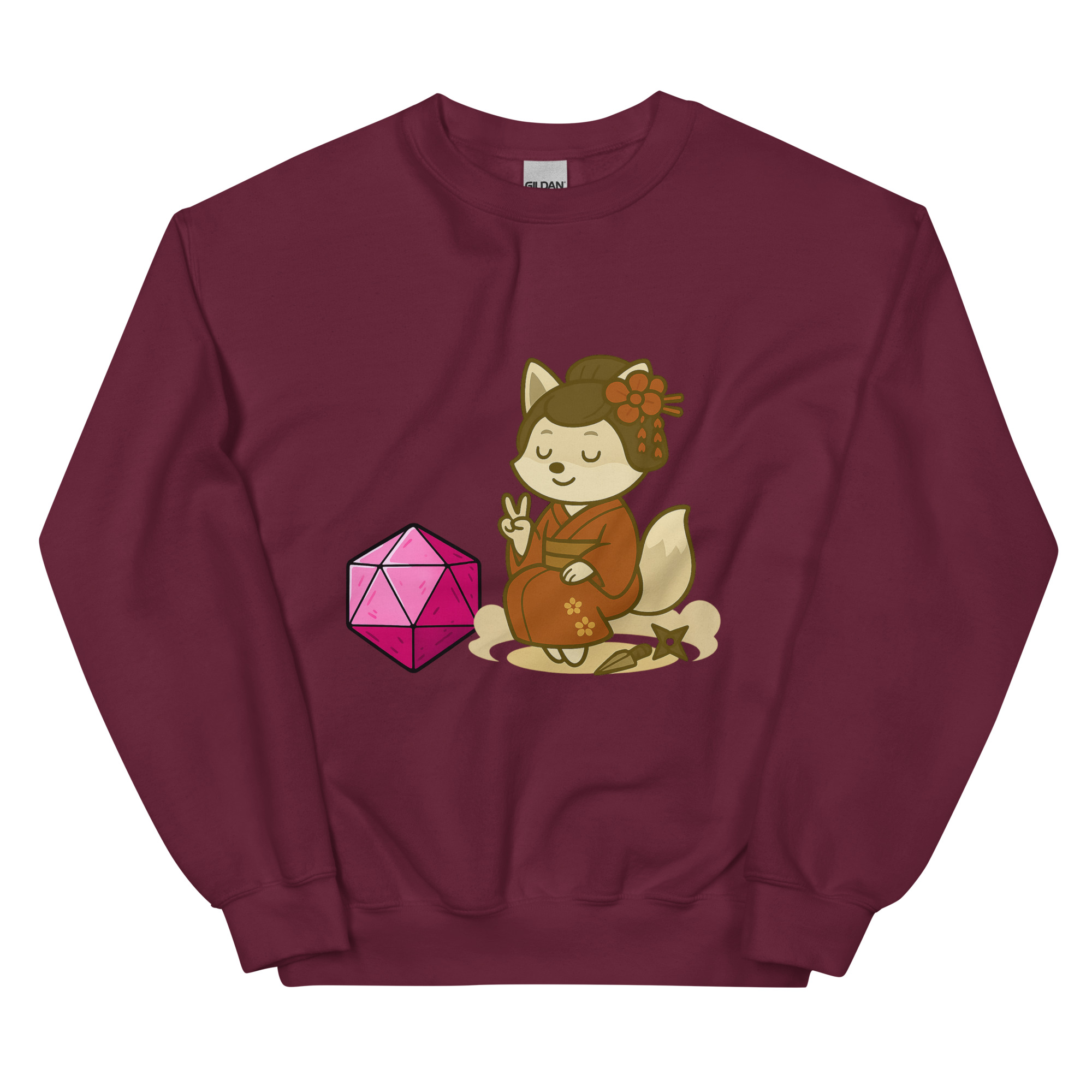 Dicefox Konoishi - DTF-Unisex-Pullover – Bild 5