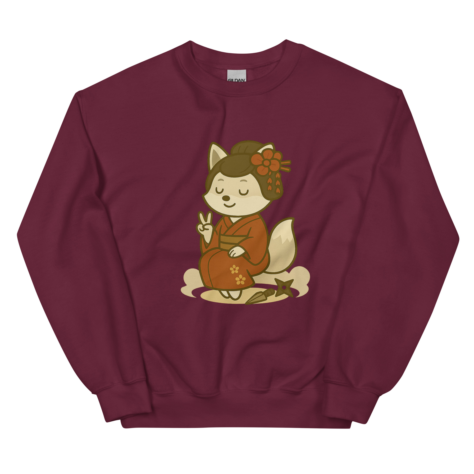 Fox Kunoishi - DTF-Unisex-Pullover – Bild 5