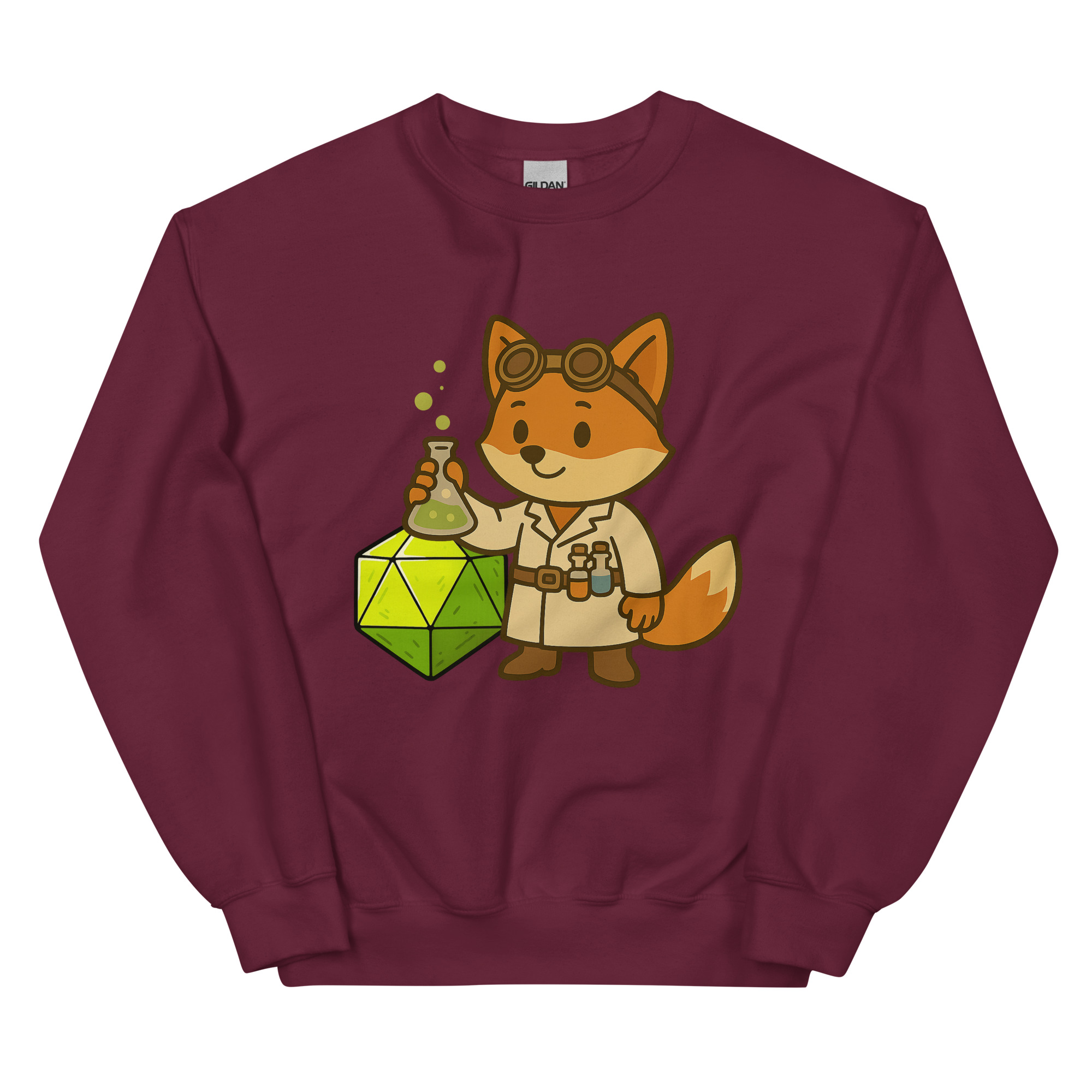 Dicefox Alchemist - DTF-Unisex-Pullover – Bild 5