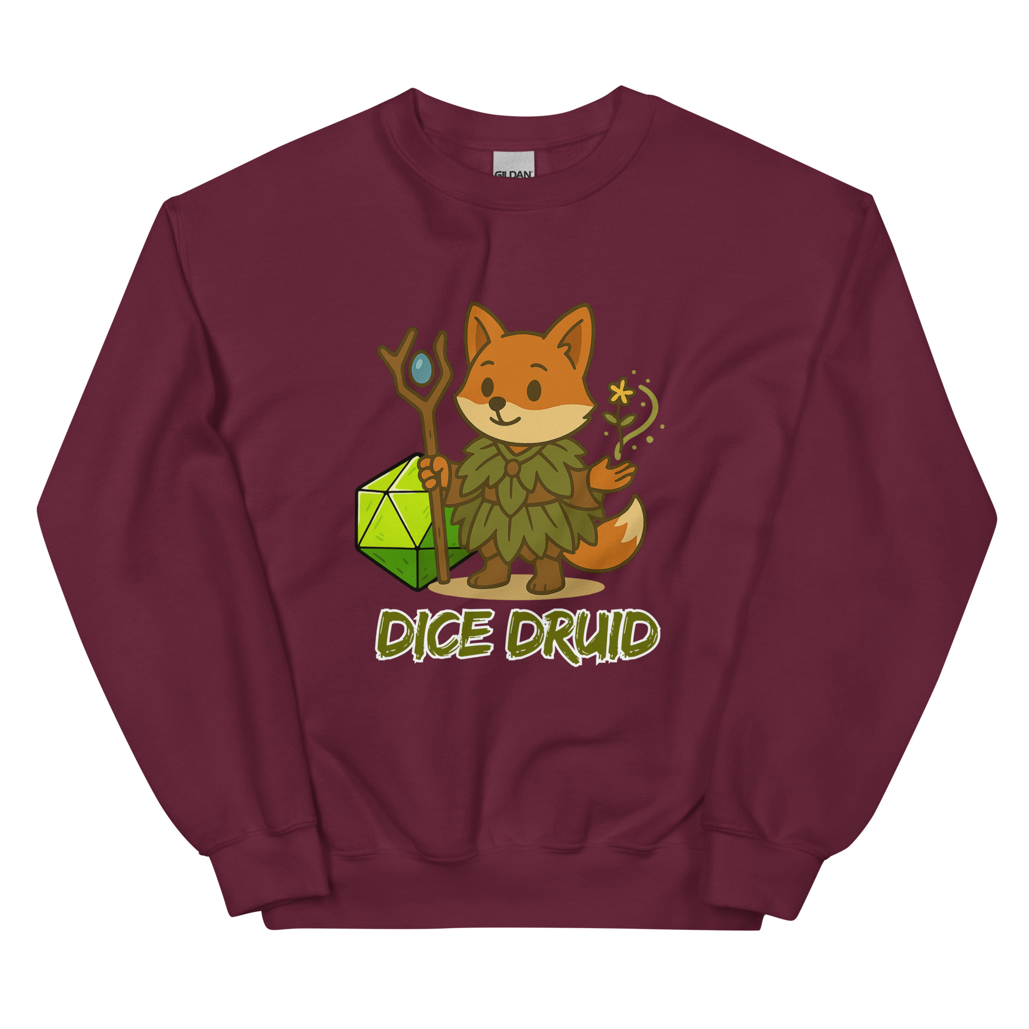 Dice Druid - DTF-Unisex-Pullover – Bild 5