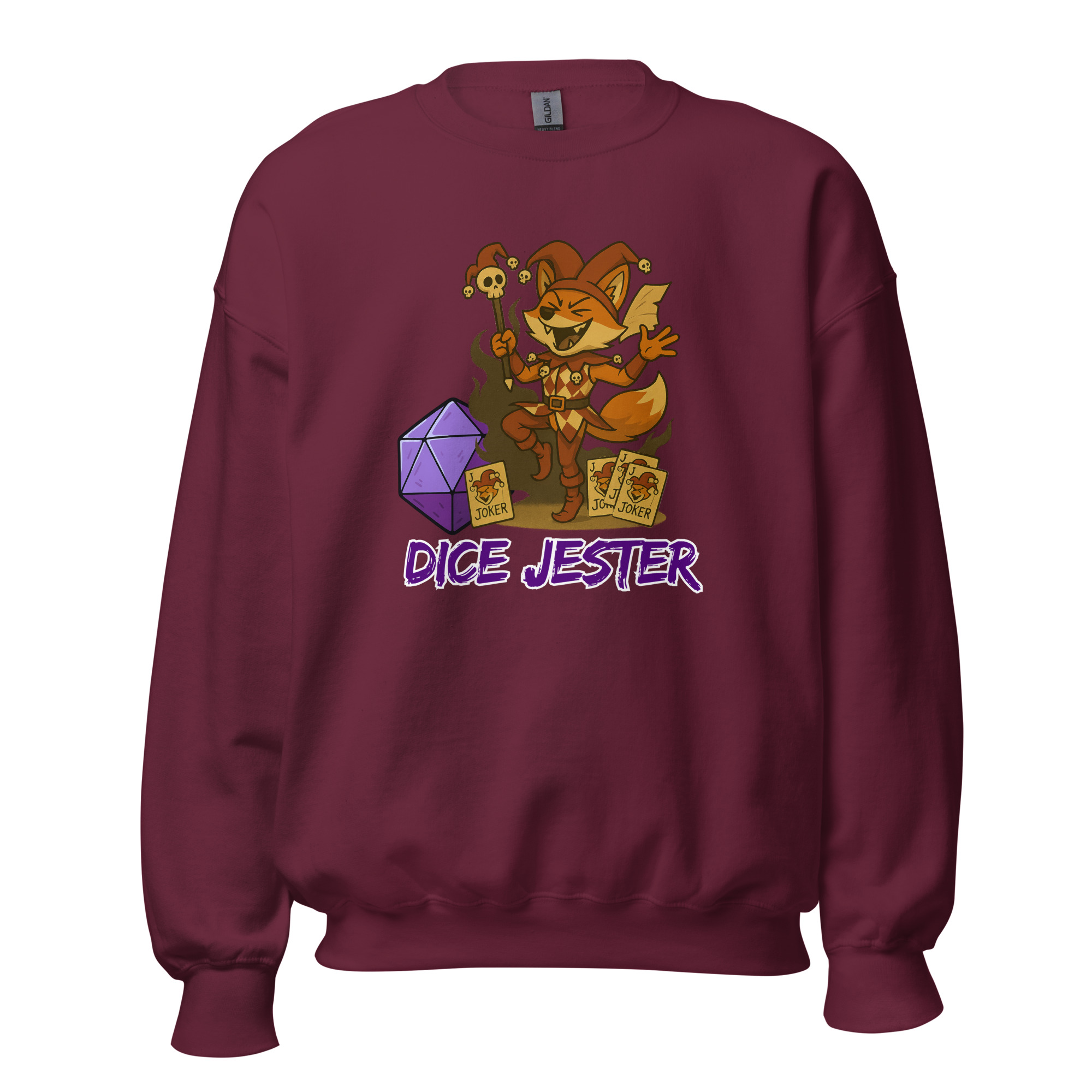 Dice Jester - DTF-Unisex-Pullover – Bild 10