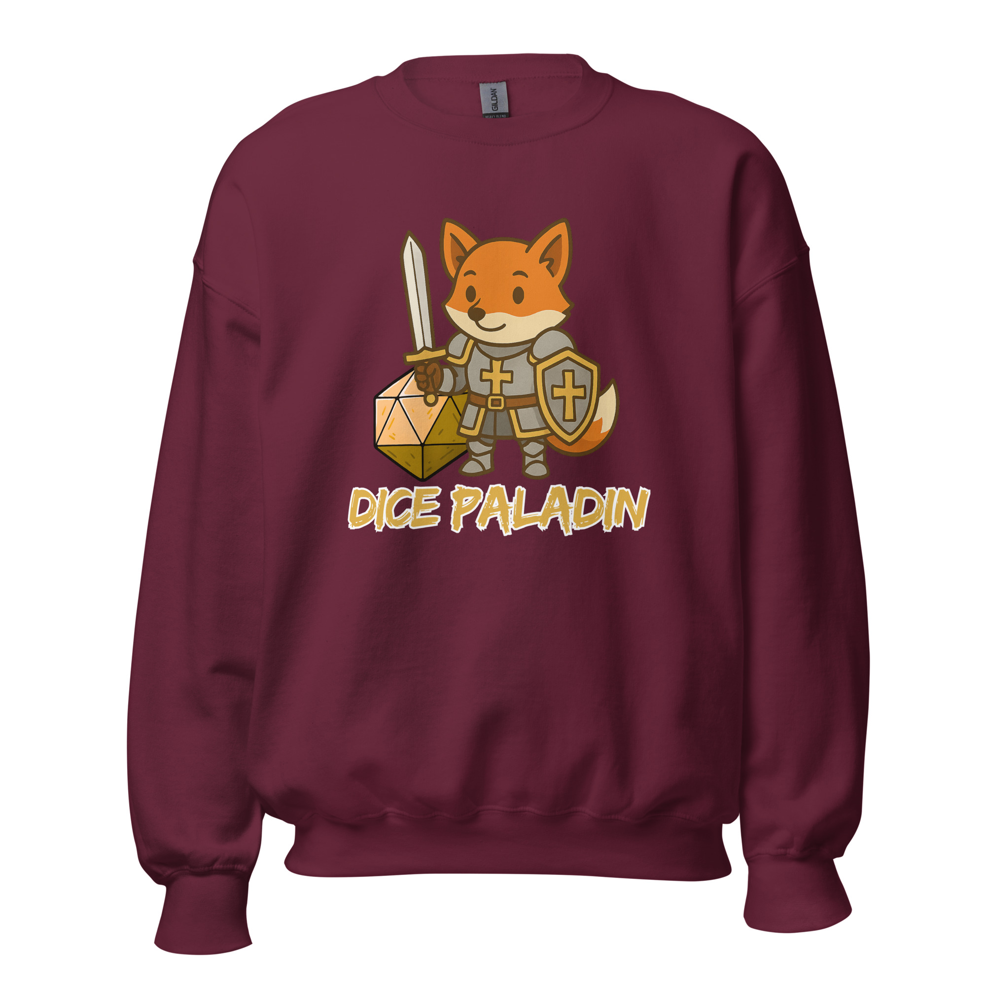 Dice Paladin - DTF-Unisex-Pullover – Bild 10