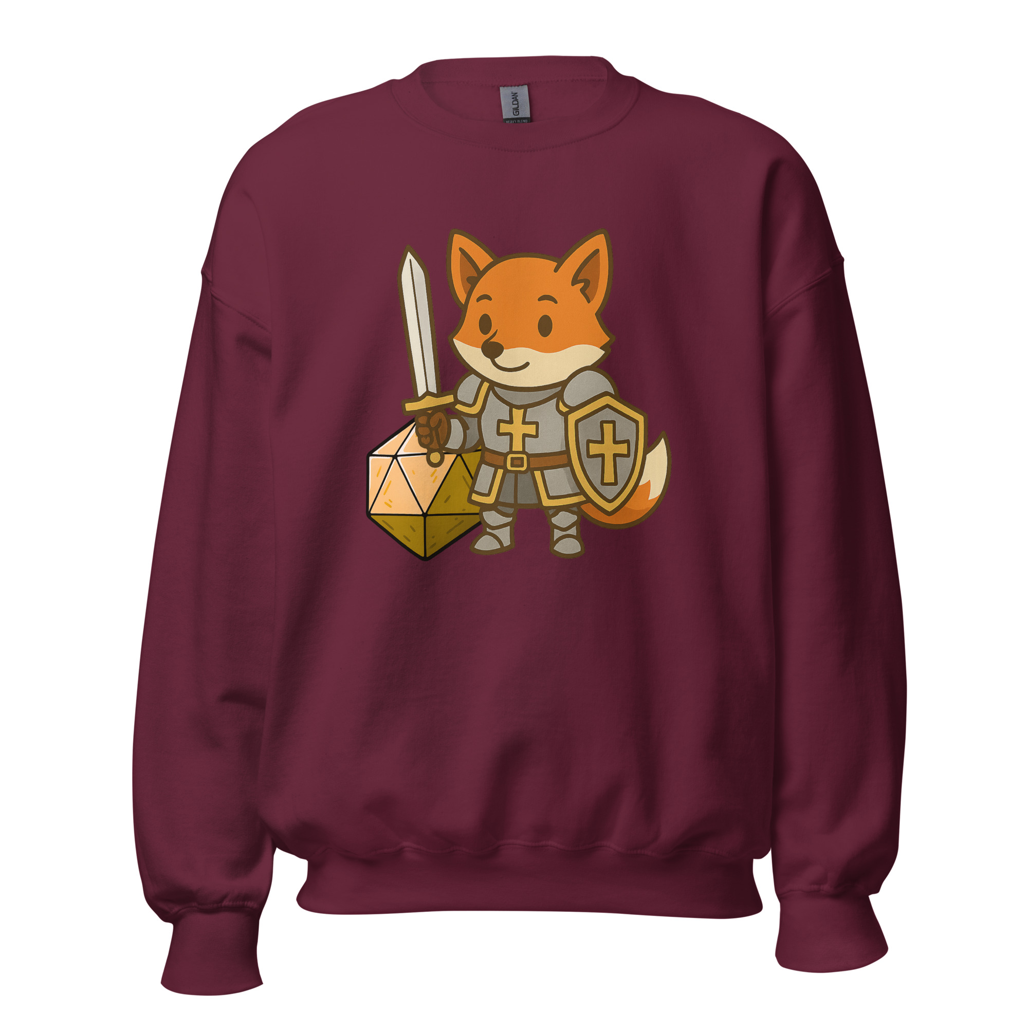 Dicefox Paladin - DTF-Unisex-Pullover – Bild 10