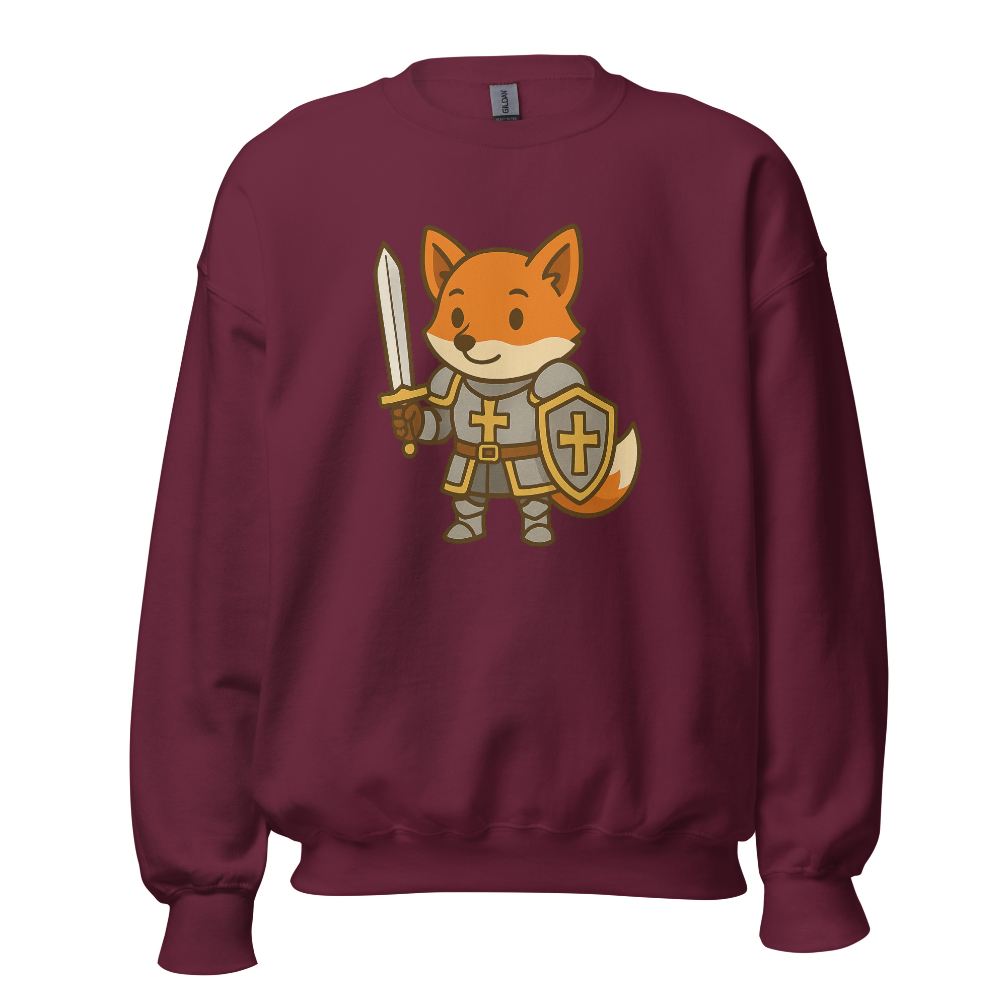 Fox Paladin - DTF-Unisex-Pullover – Bild 10