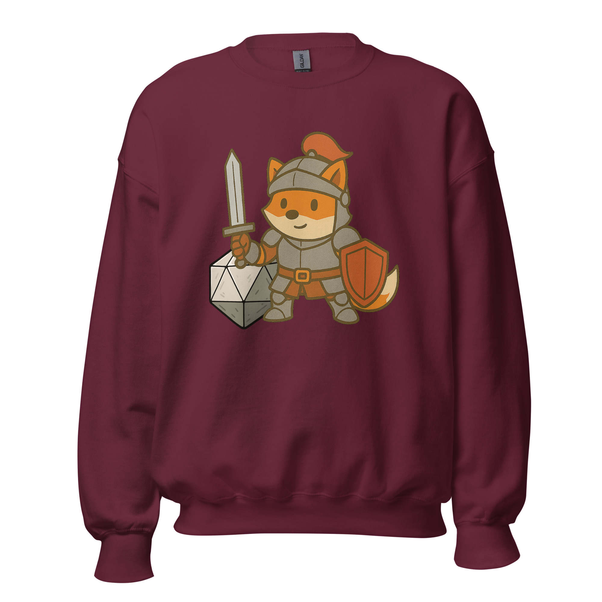 Dicefox Knight - DTF-Unisex-Pullover – Bild 10