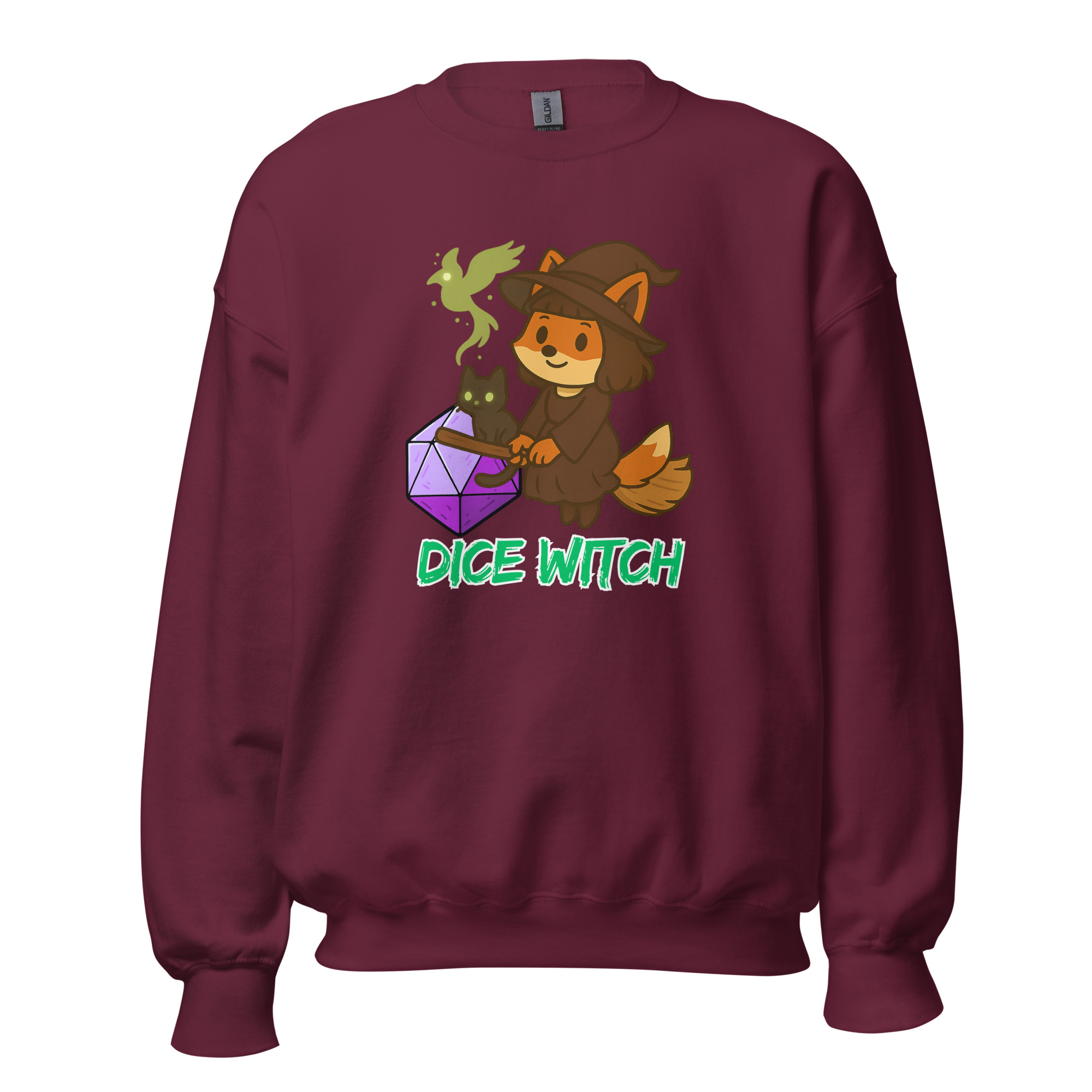 Dice Witch - DTF-Unisex-Pullover – Bild 10